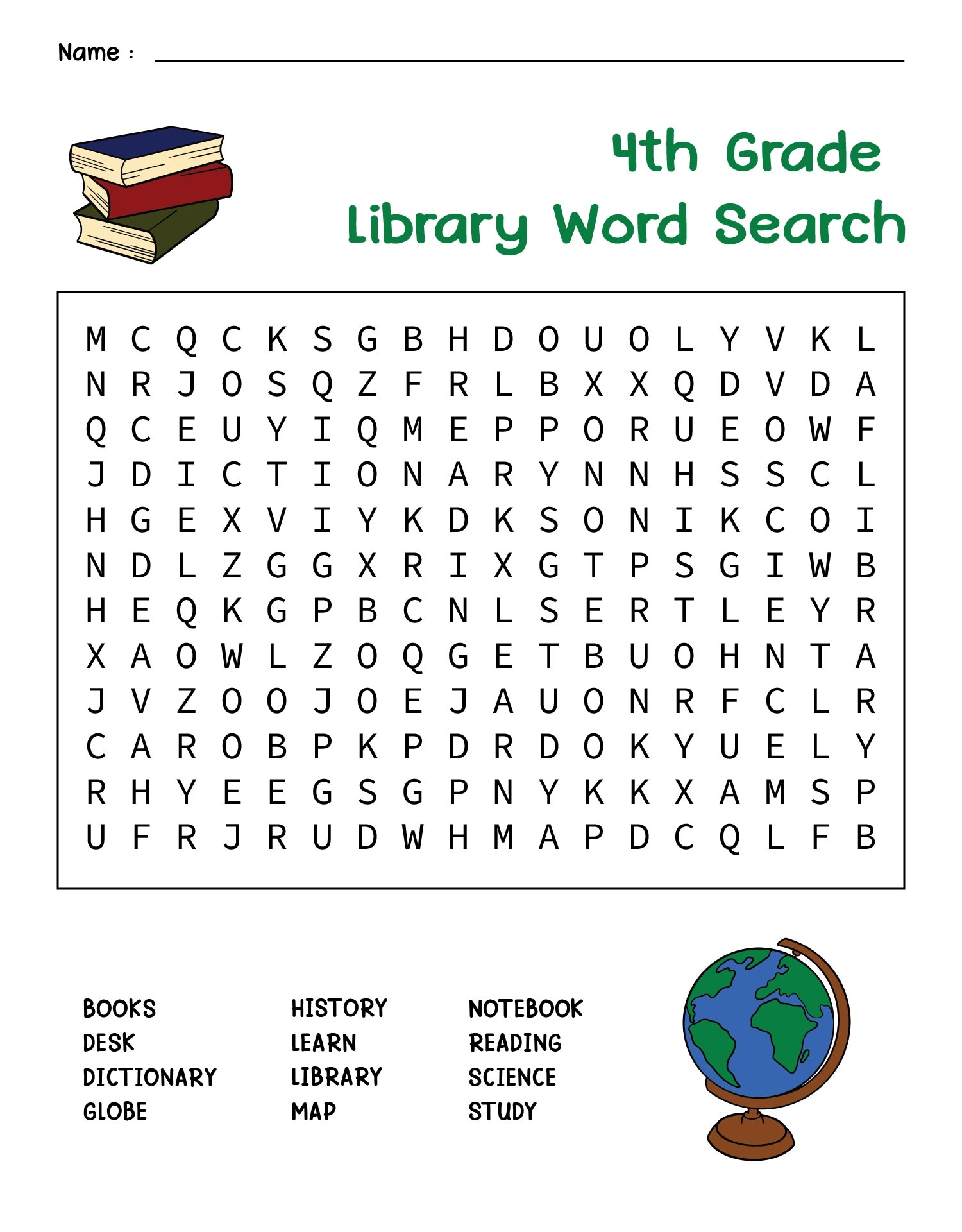4th Grade Word Search 10 Free PDF Printables Printablee