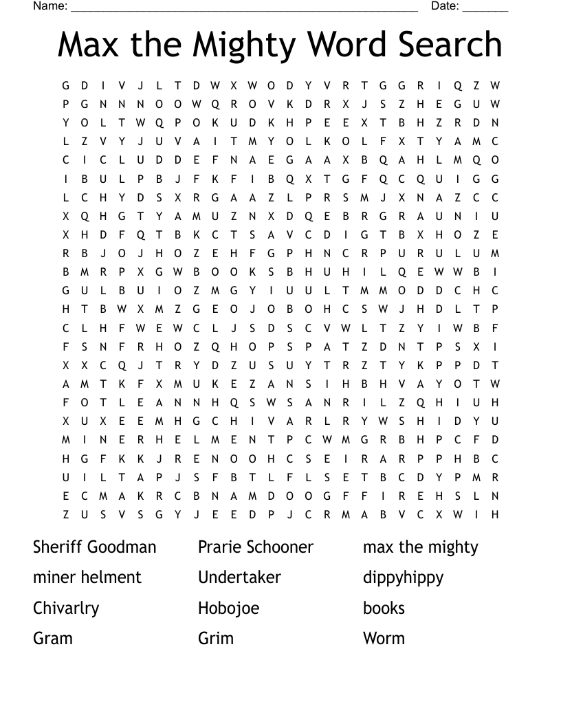 50 Words For Maths Word Search WordMint