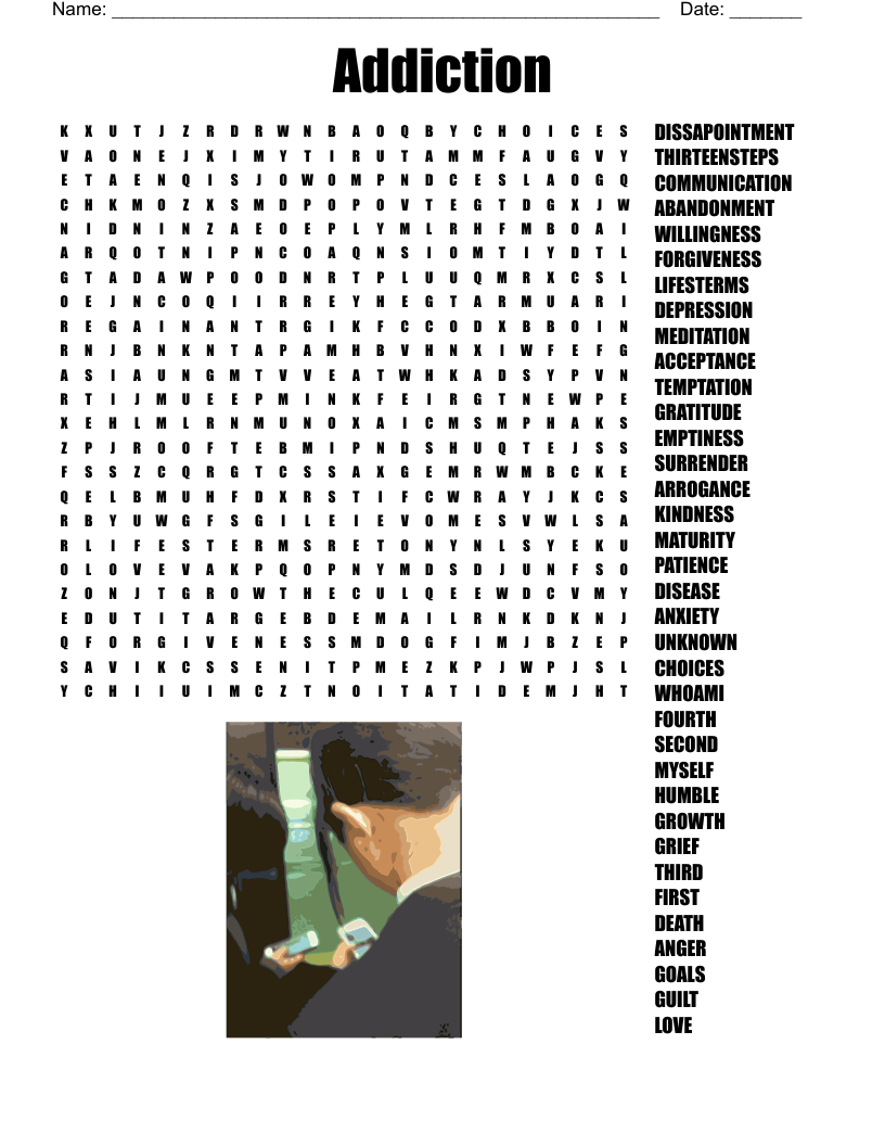 Word Search Addict Printable