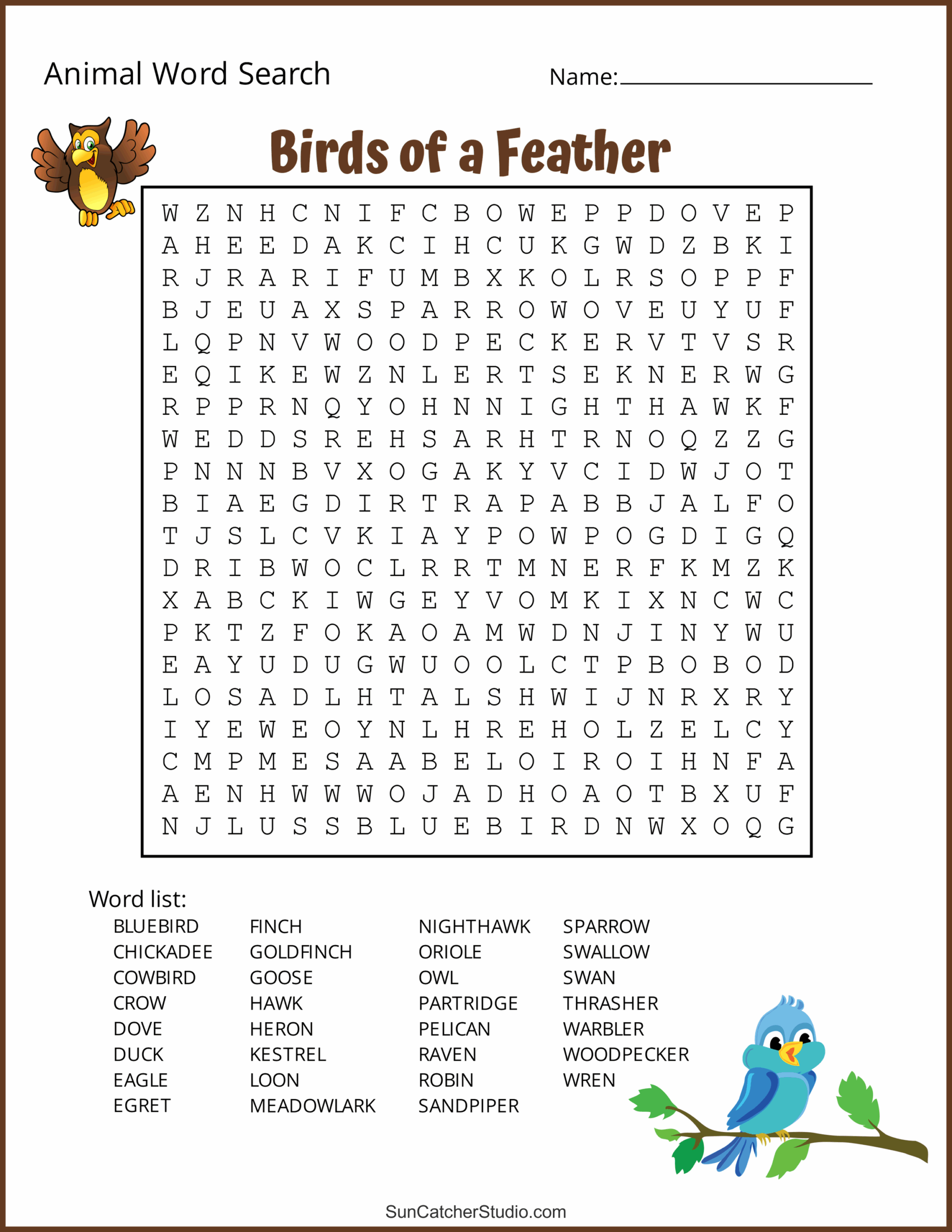 Printable Word Search Difficult