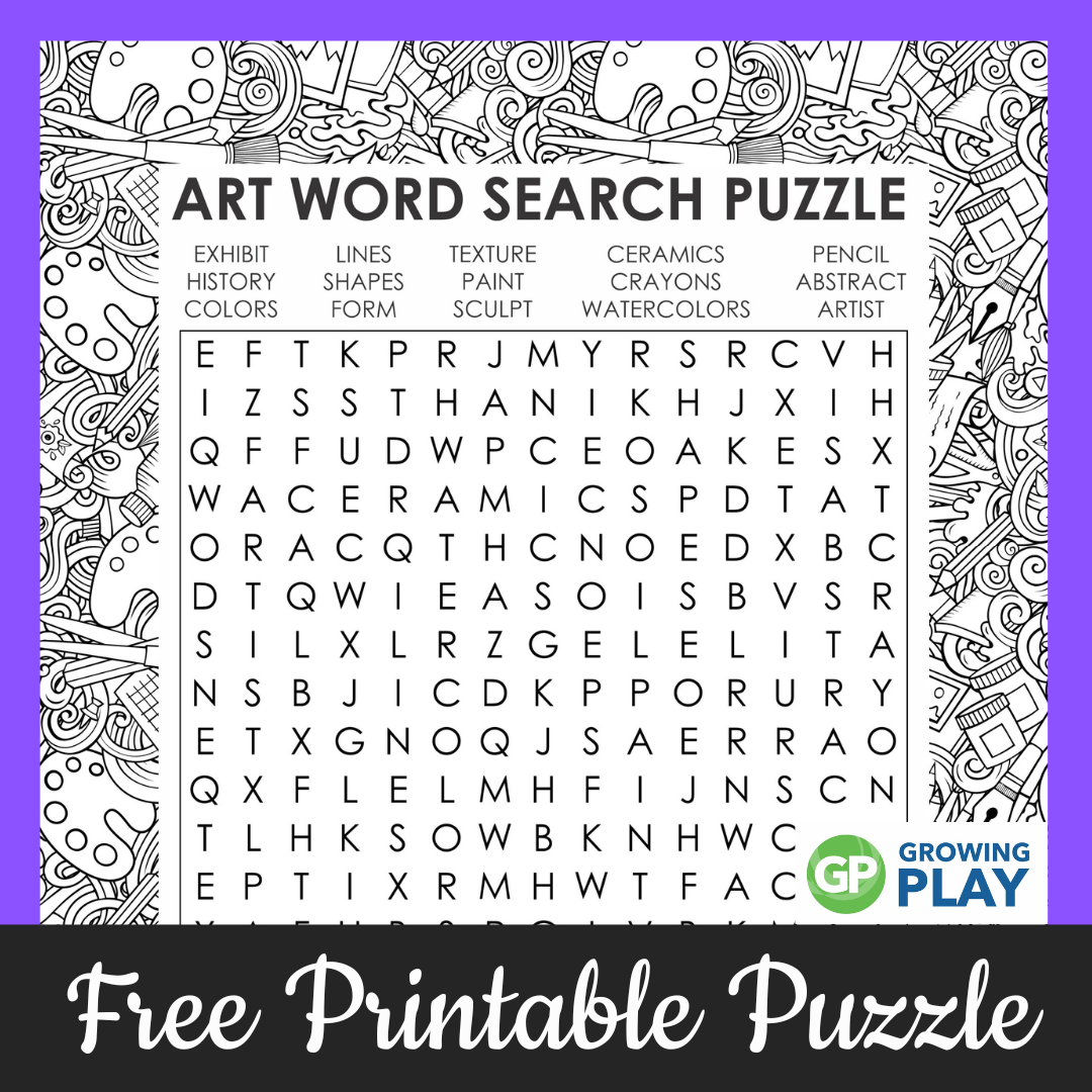 Language Arts Word Search Printable