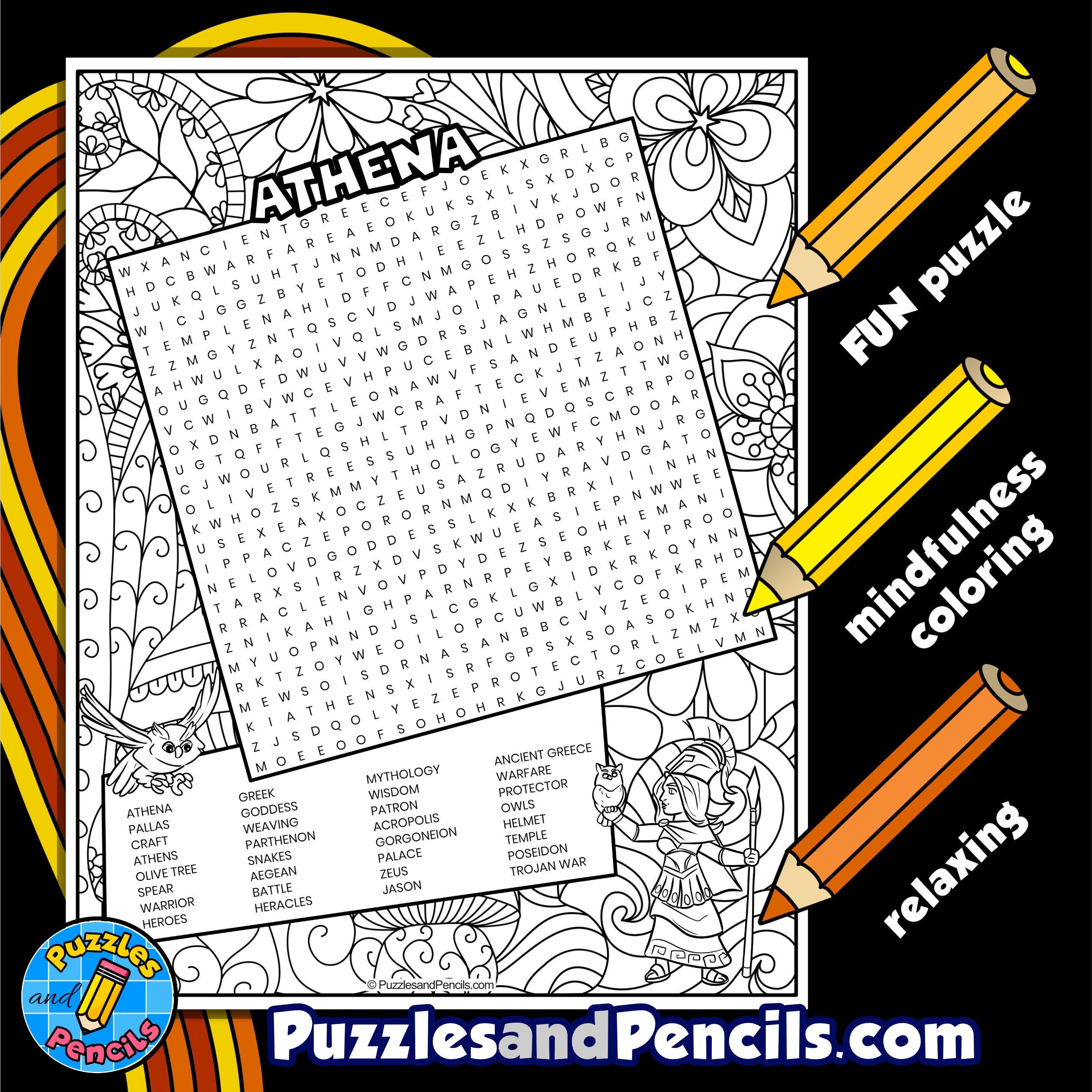 Greek Word Search Printable