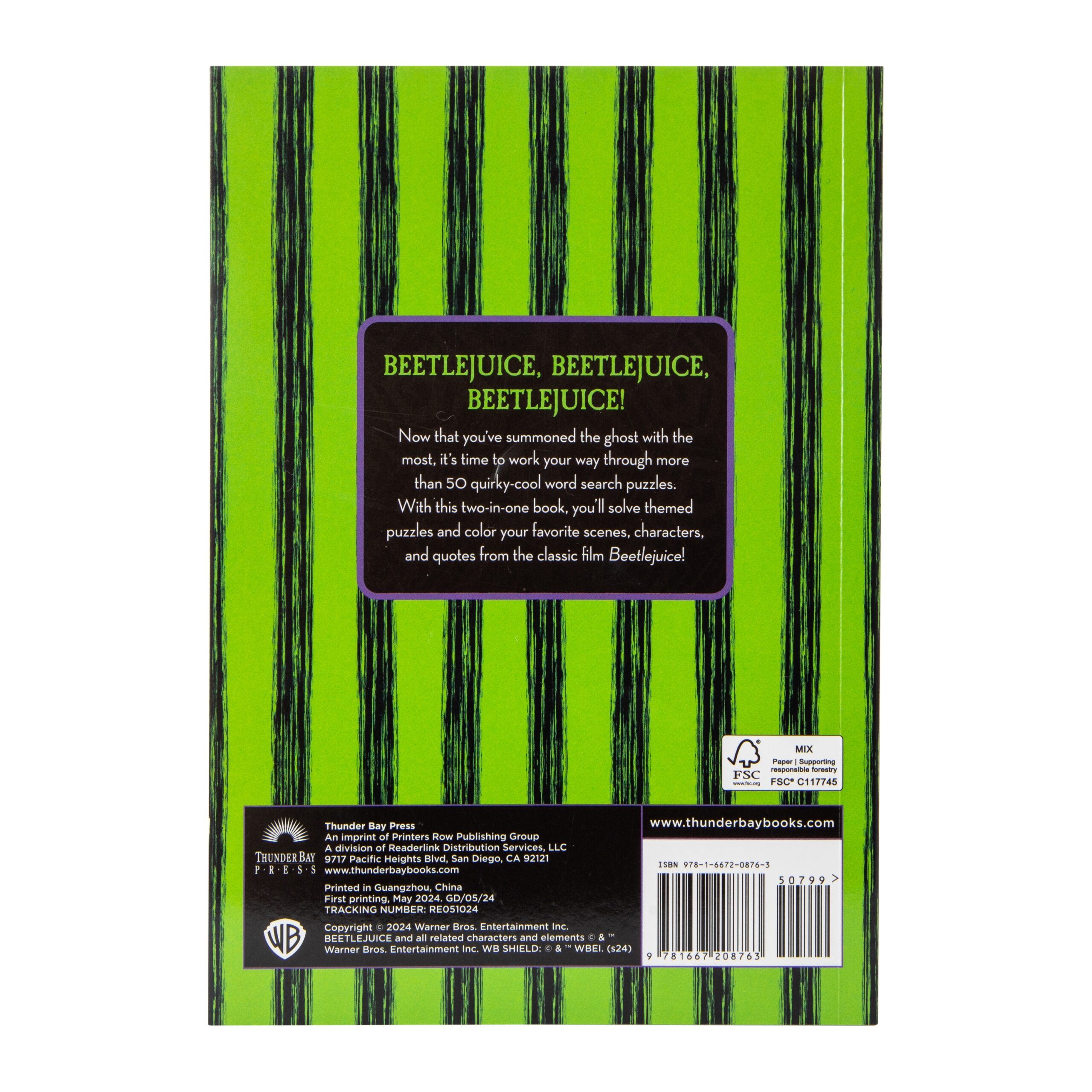 Beetlejuice Word Search U0026 Coloring Book Five Below