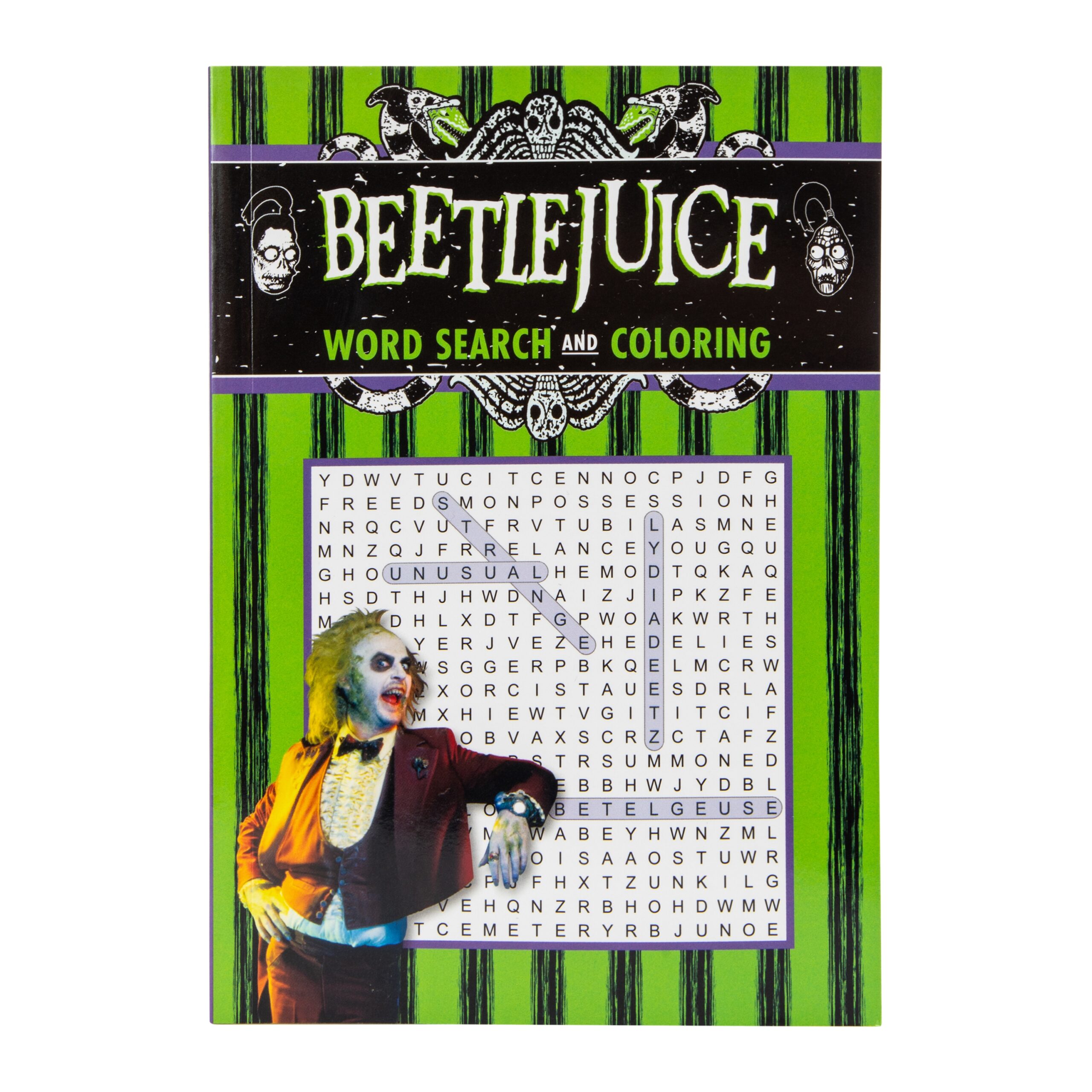 Beetlejuice Word Search U0026 Coloring Book Five Below