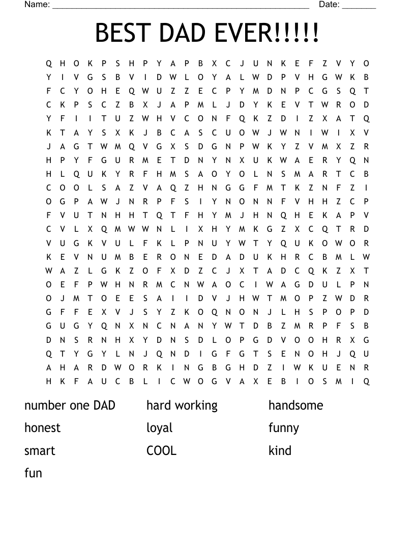 Best Word Search Printable