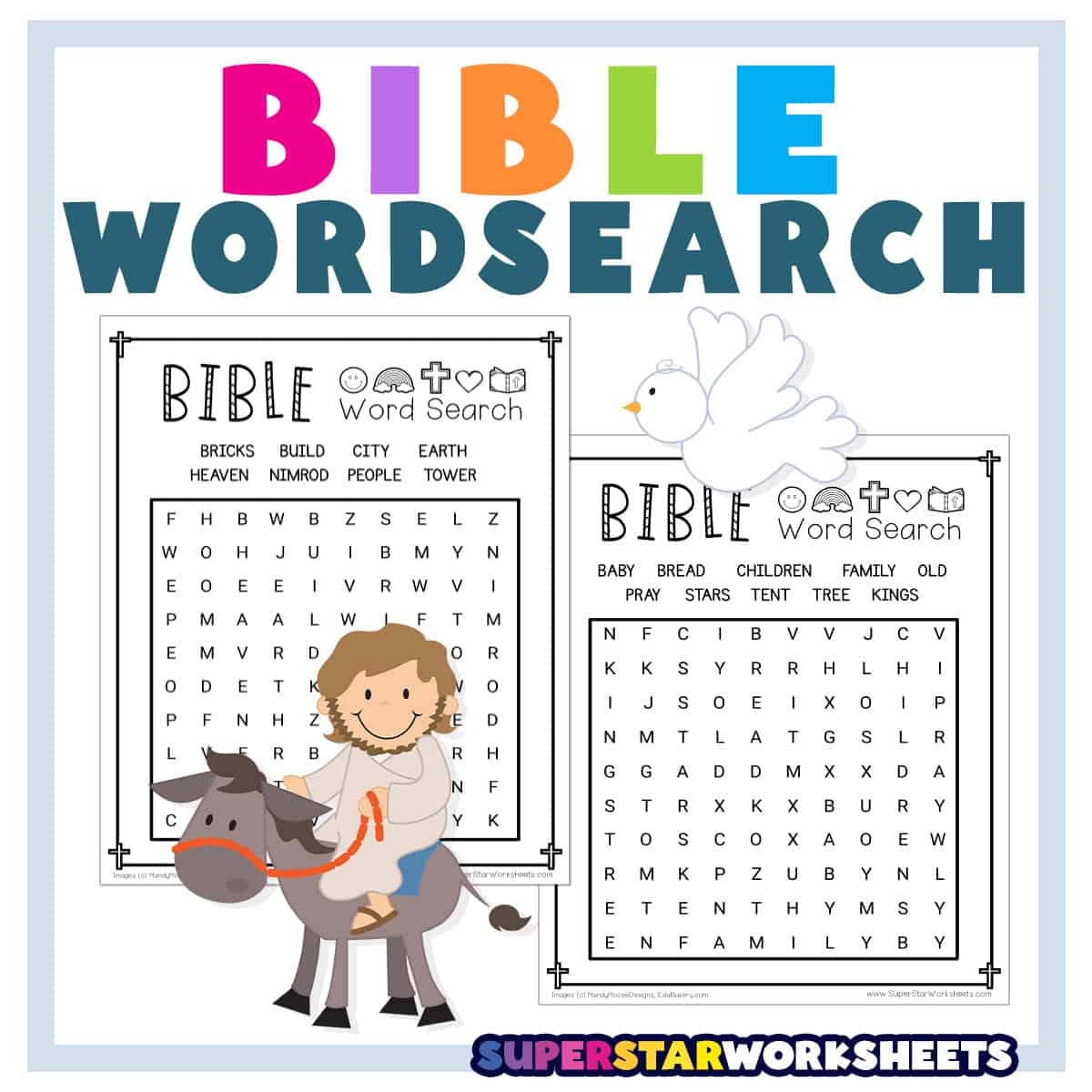 Free Bible Word Search Printable Pdf