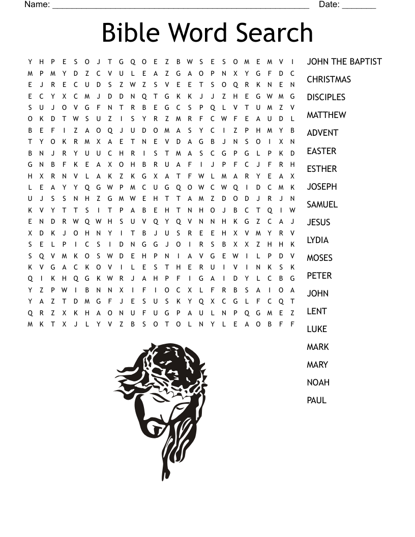 New Testament Word Search Printable