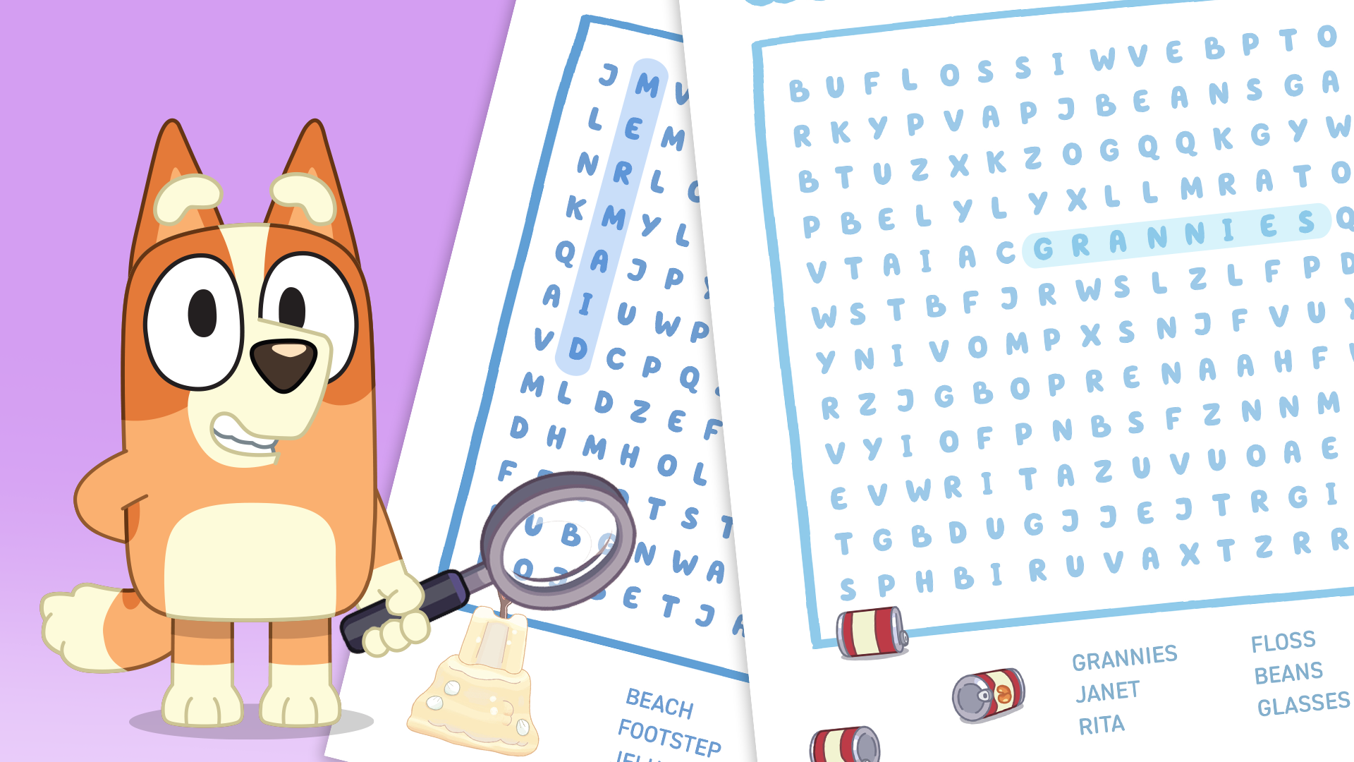 Bluey Word Search Printable Free