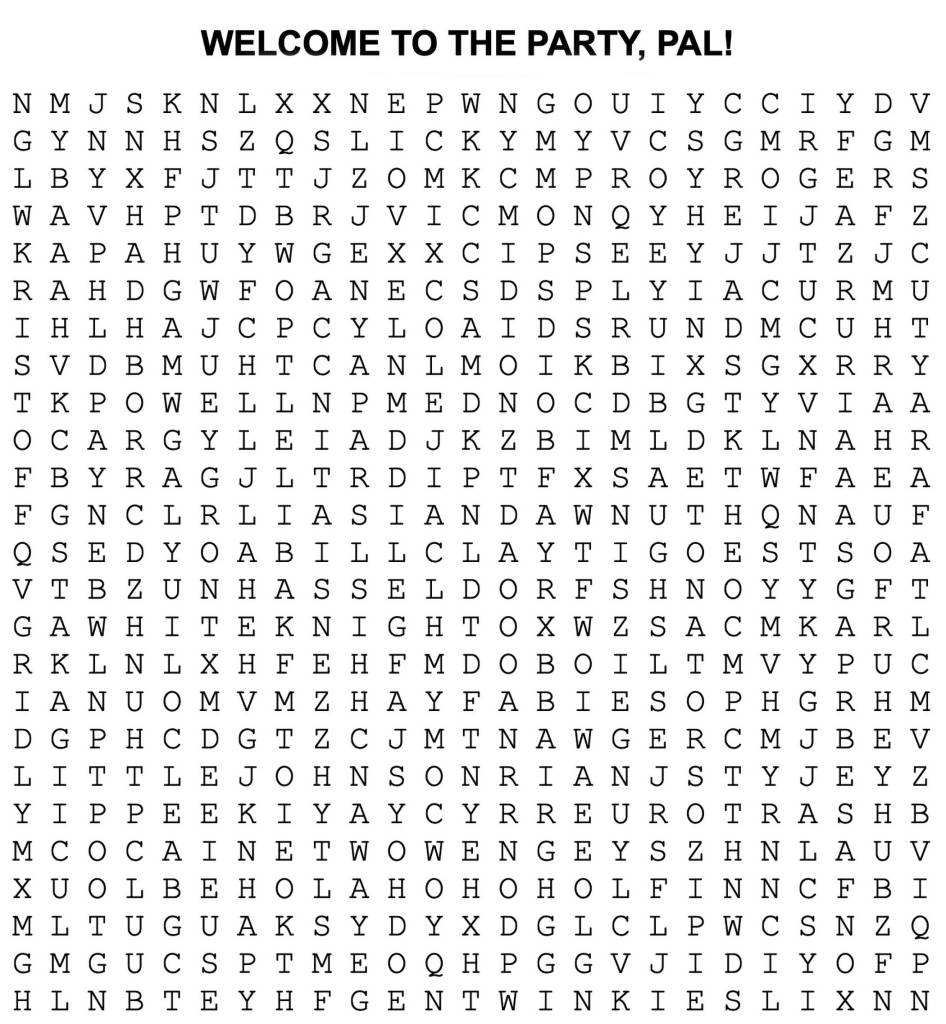 Worlds Hardest Word Search Printable