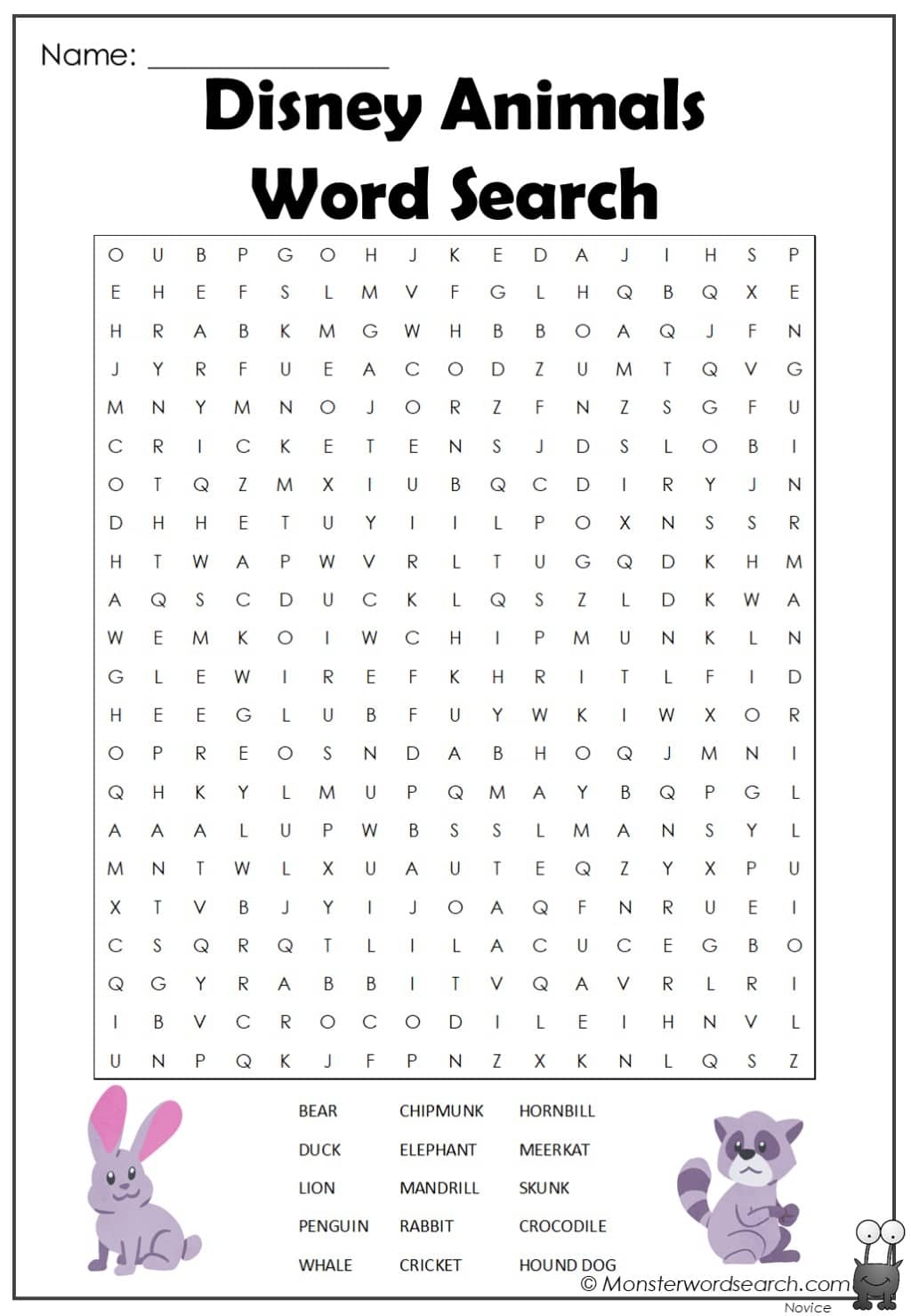 Little Mermaid Word Search Printable