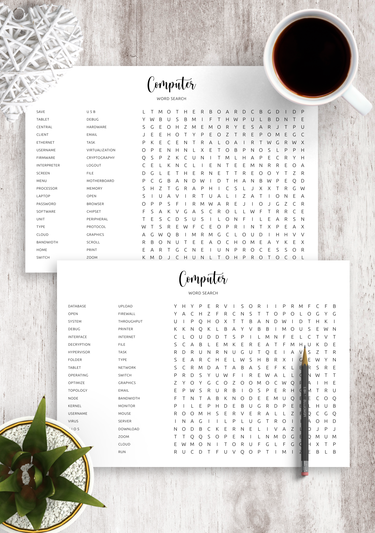 Download Printable Computer Terms Word Search In PDF