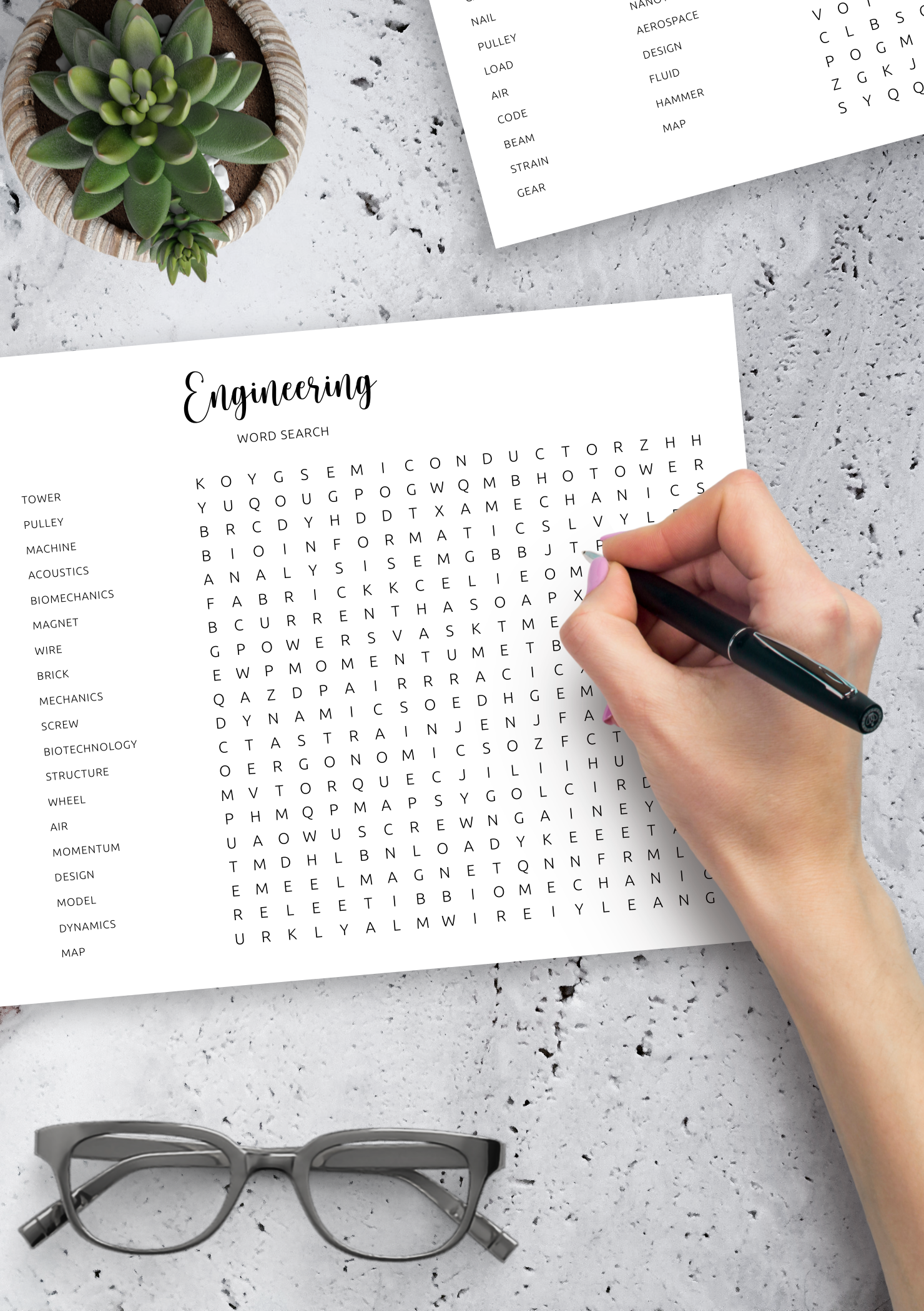 Download Printable Engineering Word Search In PDF