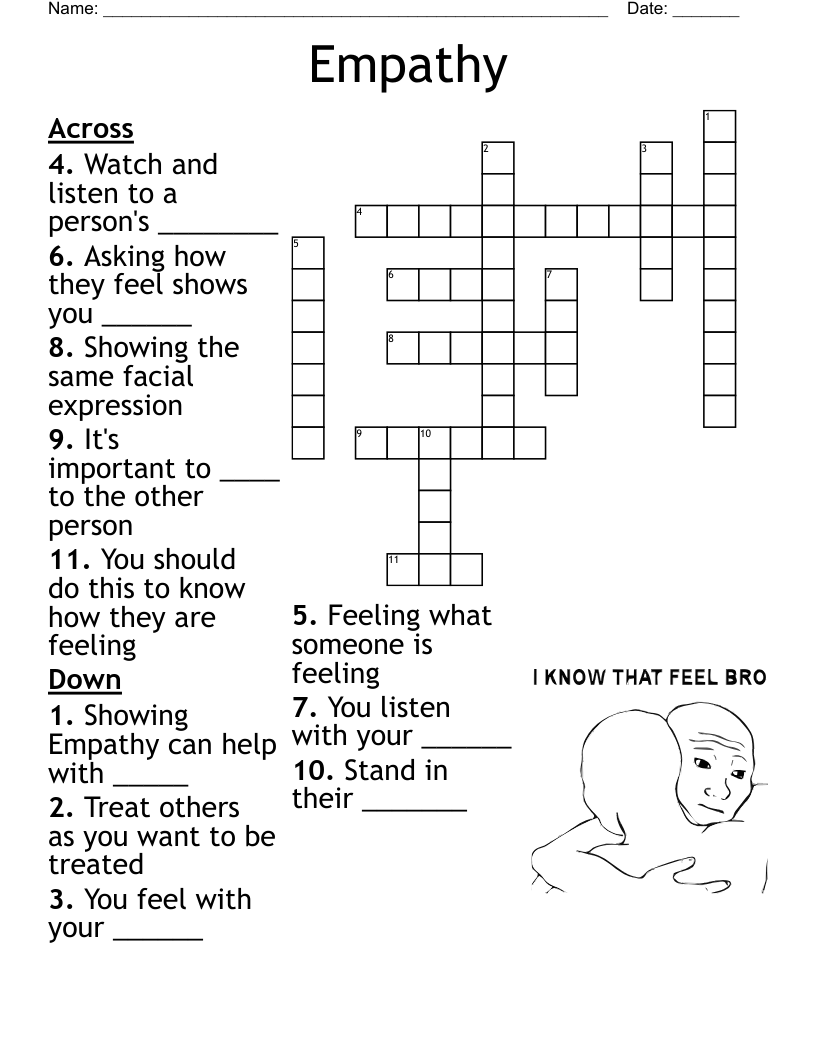 Empathy Word Search WordMint