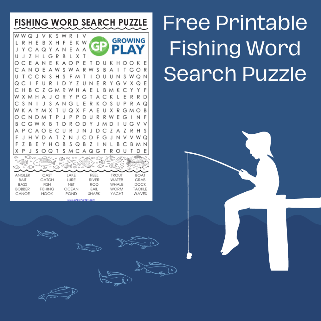 Fishing Word Search Printable