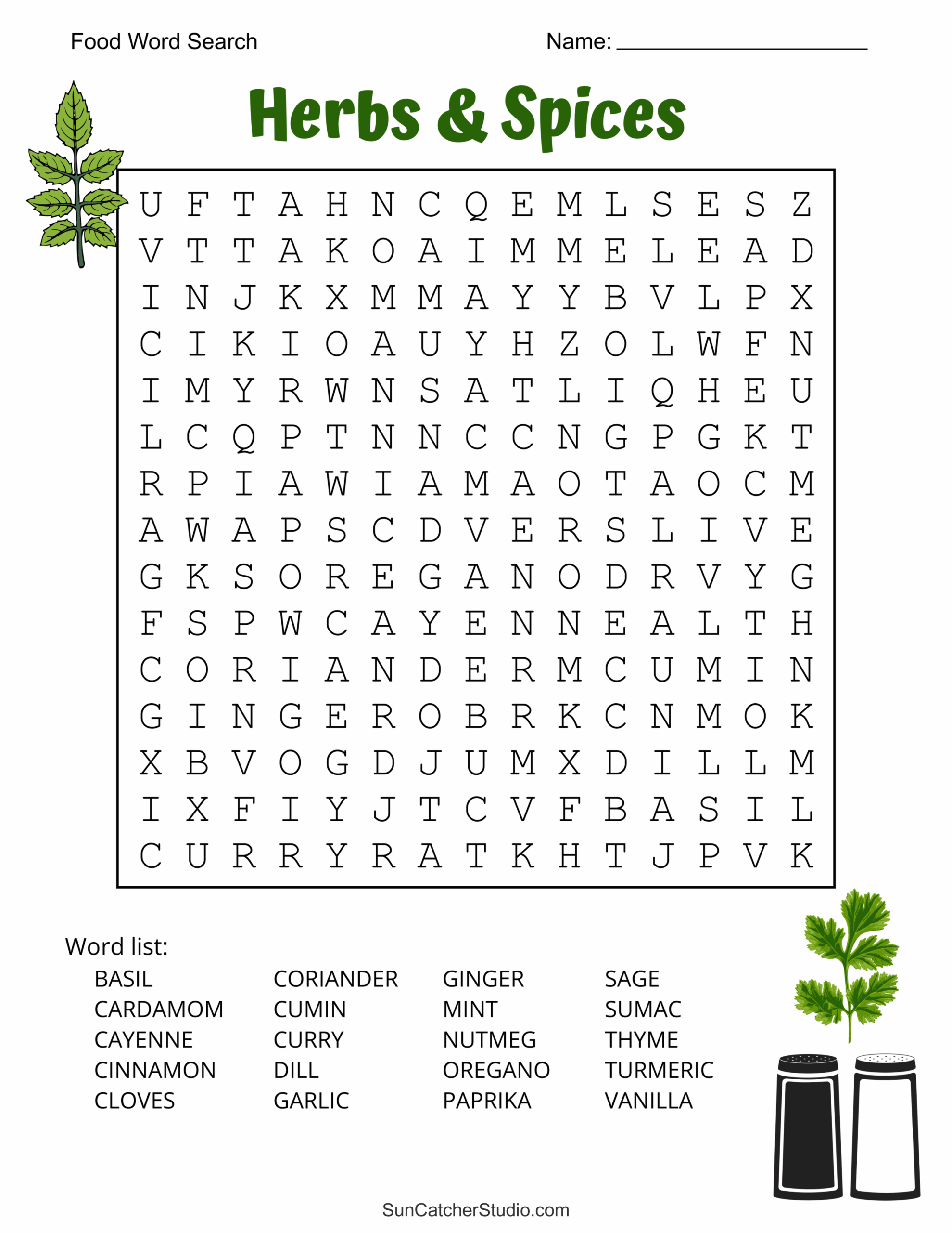 Food Word Search Free Printable Puzzles Free Printables 