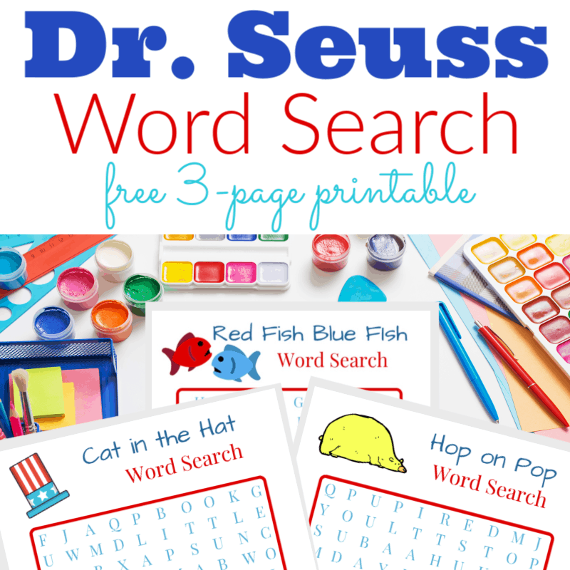 Free Dr Seuss Word Search Printable Organized 31