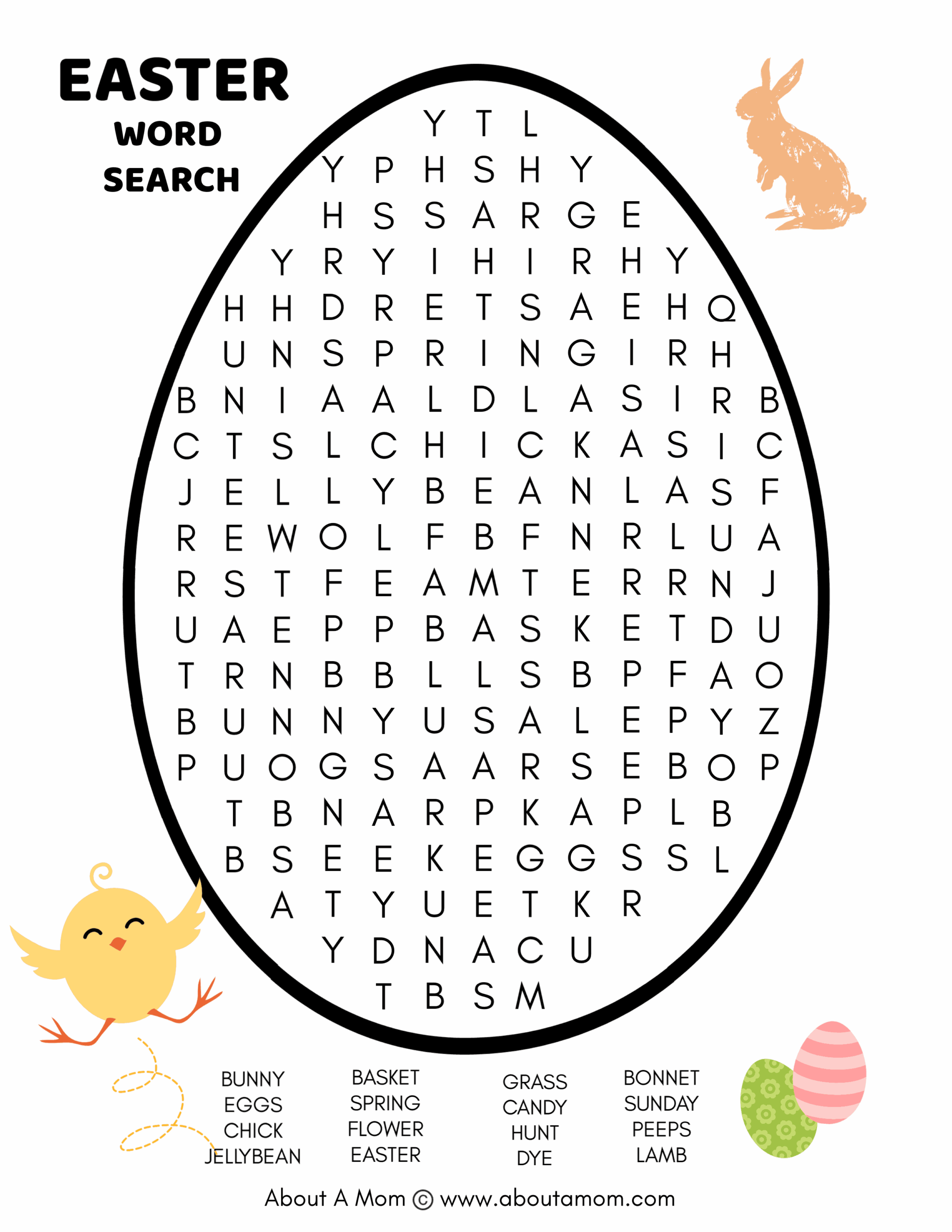 Free Word Search Printable For Students