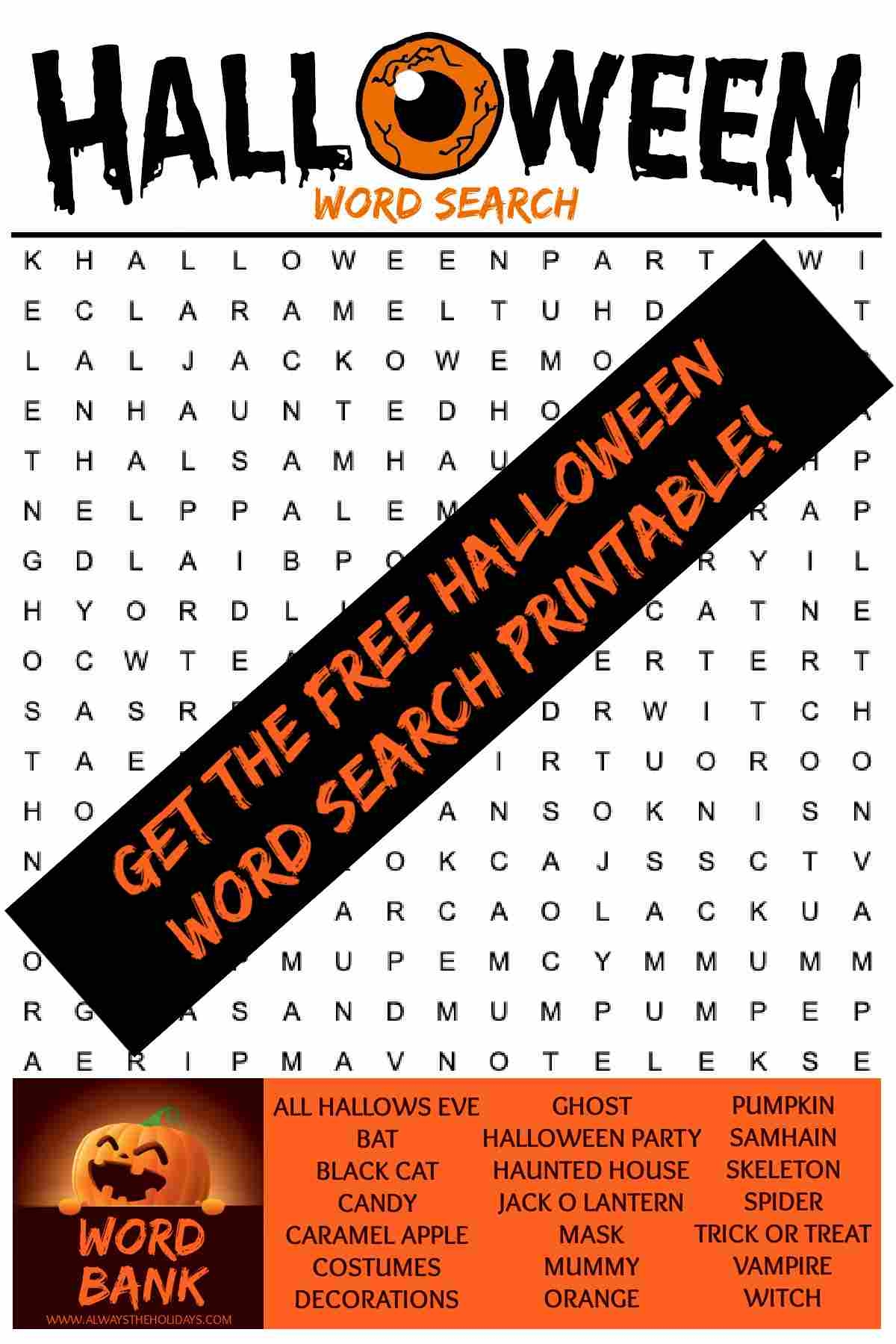 Printable Word Searches With Answers