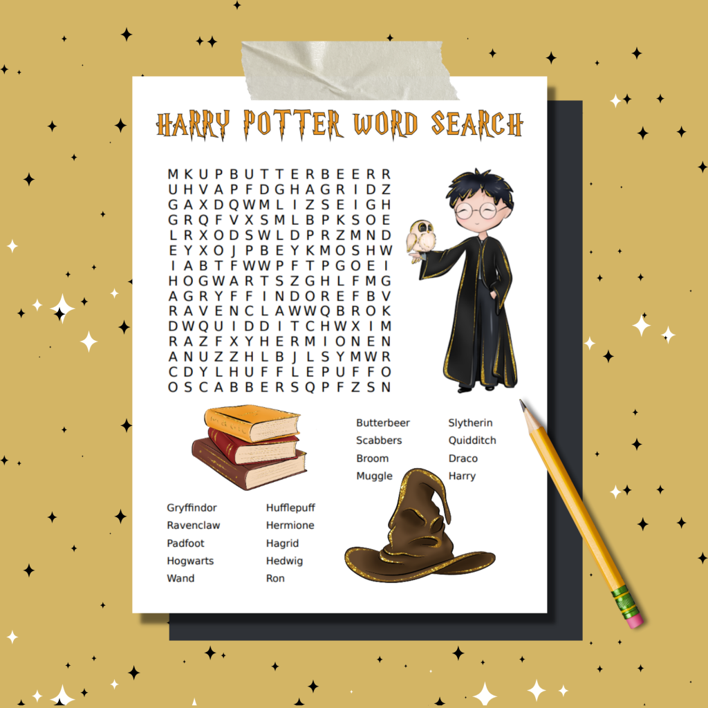 Printable Harry Potter Word Search