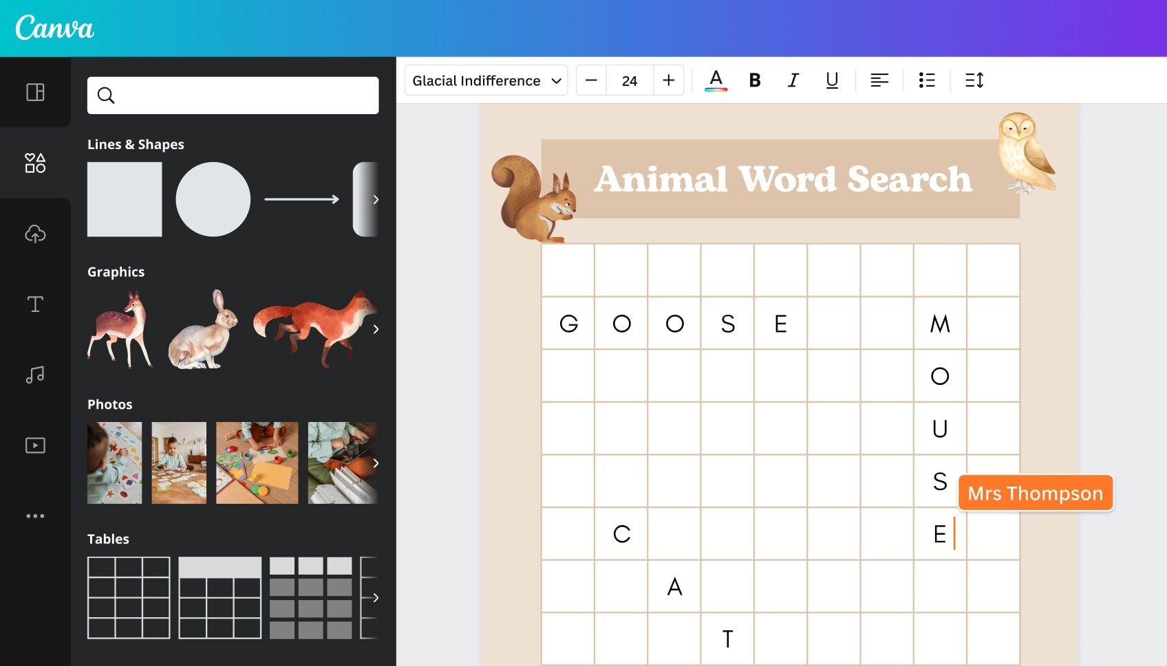 Create Own Word Search Printable