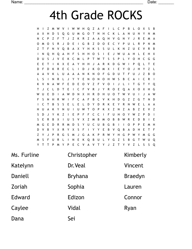 Free Word Search Worksheets For 4th Grade Golden Kids Learning Worksheets Library