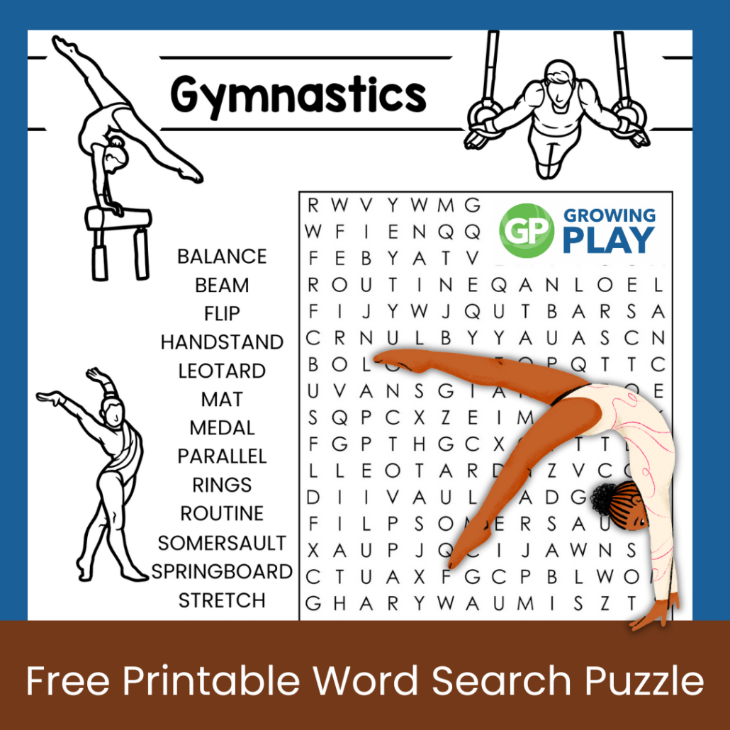 Gymnastics Word Search Printable