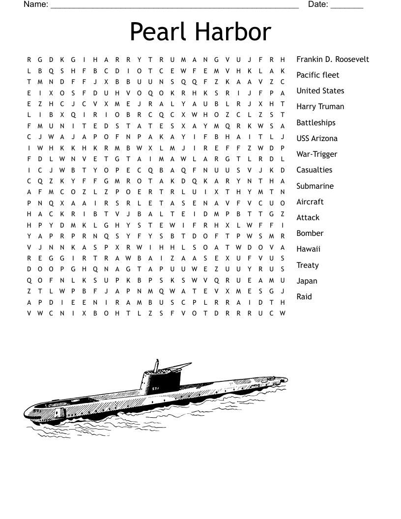 Free Printable Hawaii Word Search