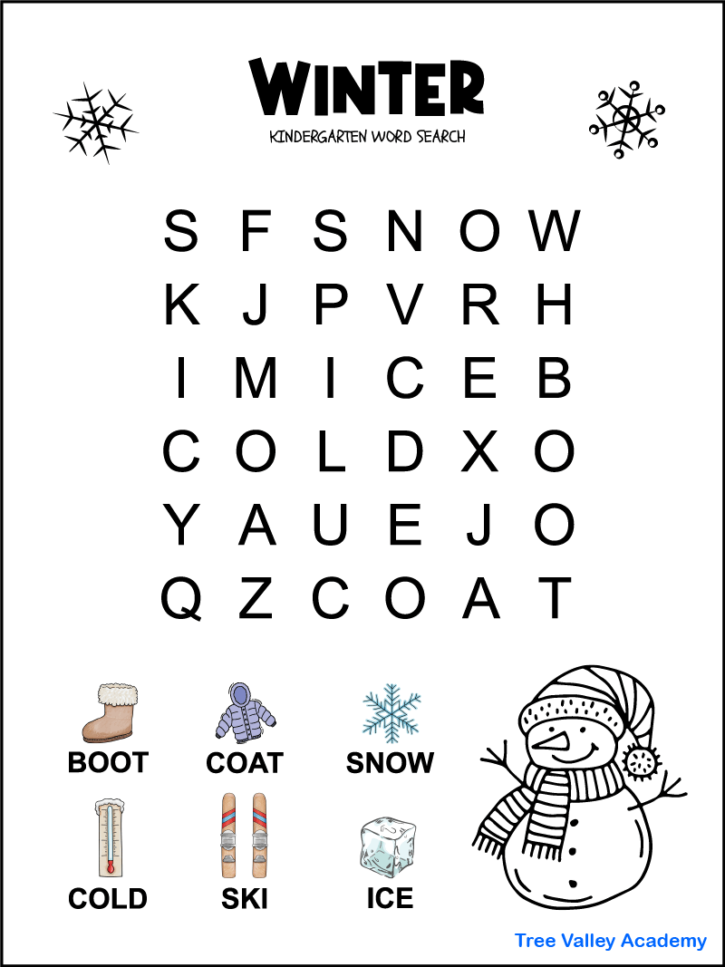 Word Search Puzzles Printable Easy