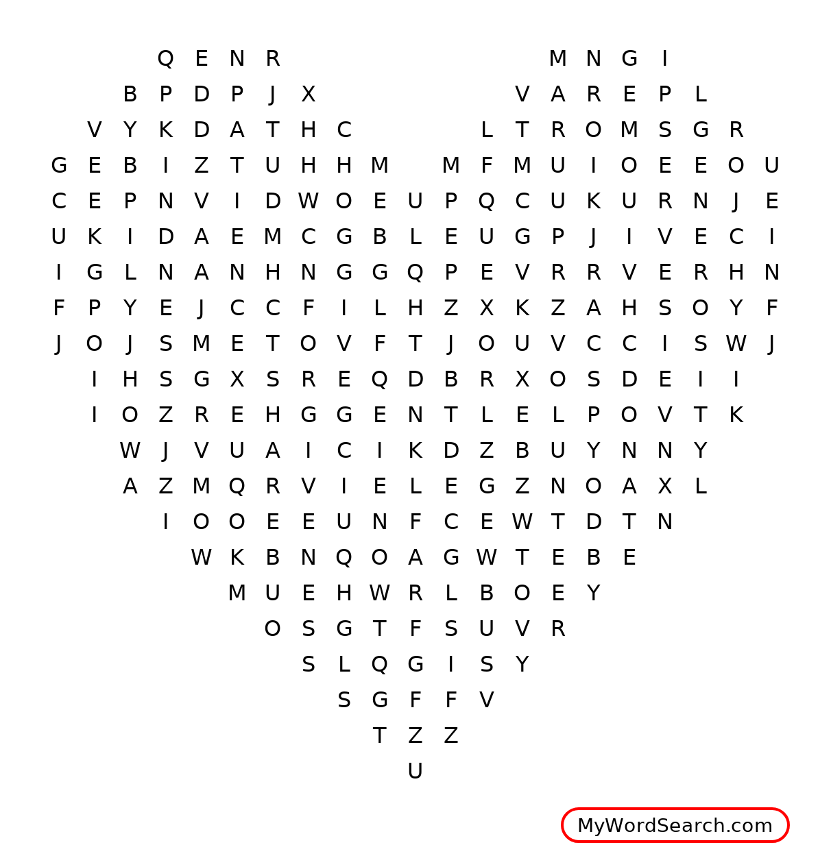 Kindness Word Search Kindness Word Search