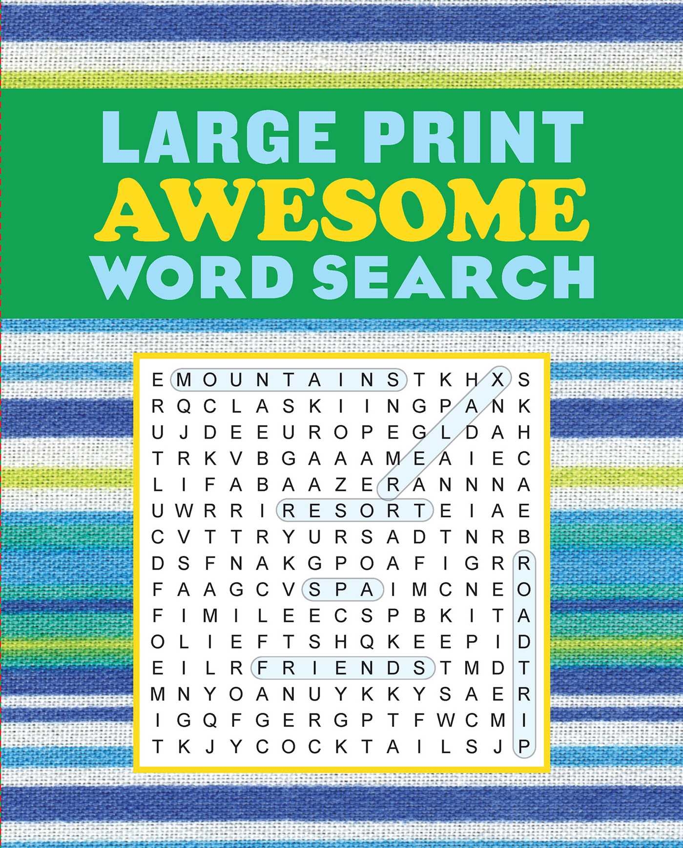 Large Print Awesome Word Search Book By Editors Of Thunder Bay Press Official Publisher Page Simon U0026 Schuster Canada