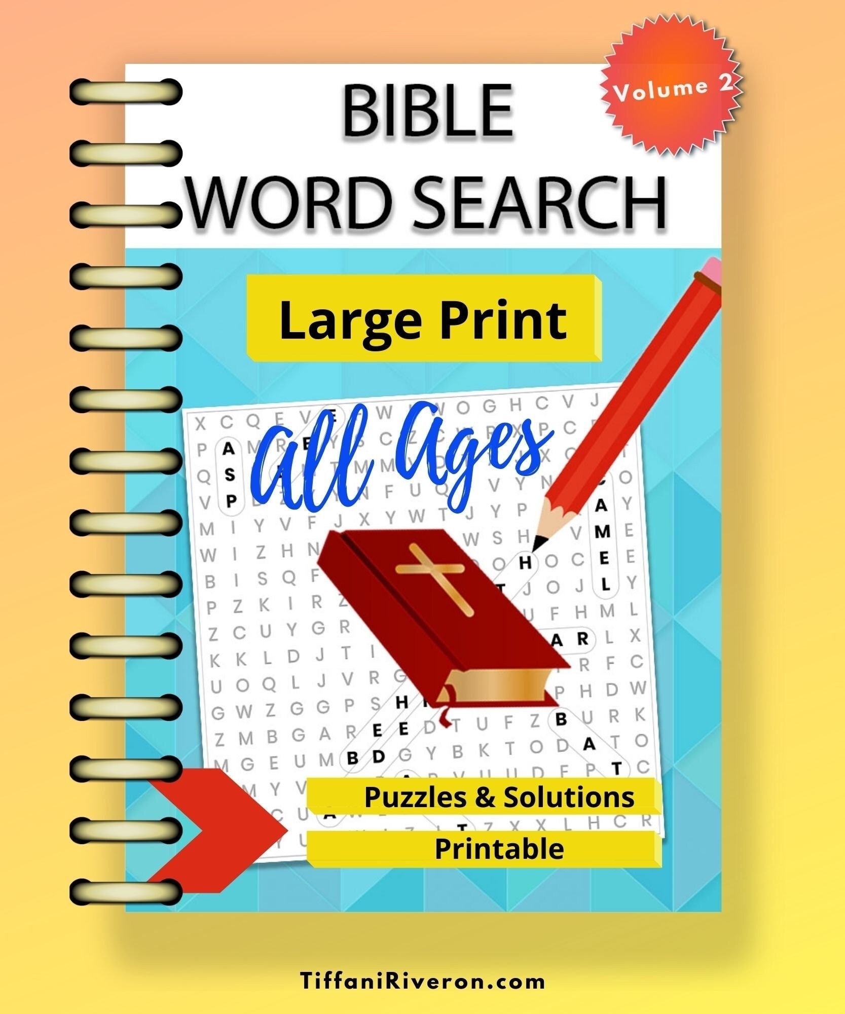 Large Print Bible Word Search Puzzle Book Printable For Adults And 