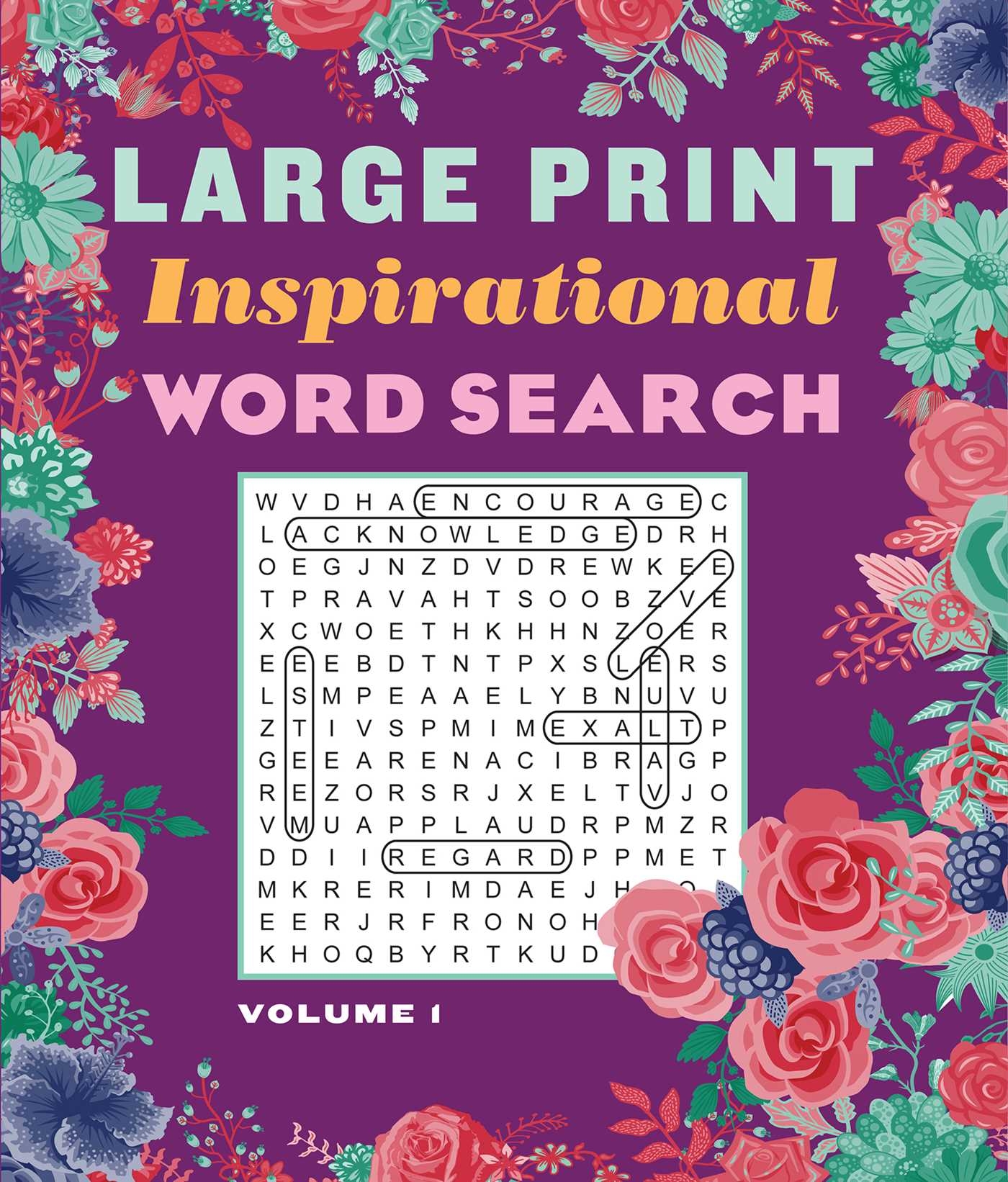 Large Print Inspirational Word Search Volume 1 Book By Editors 
