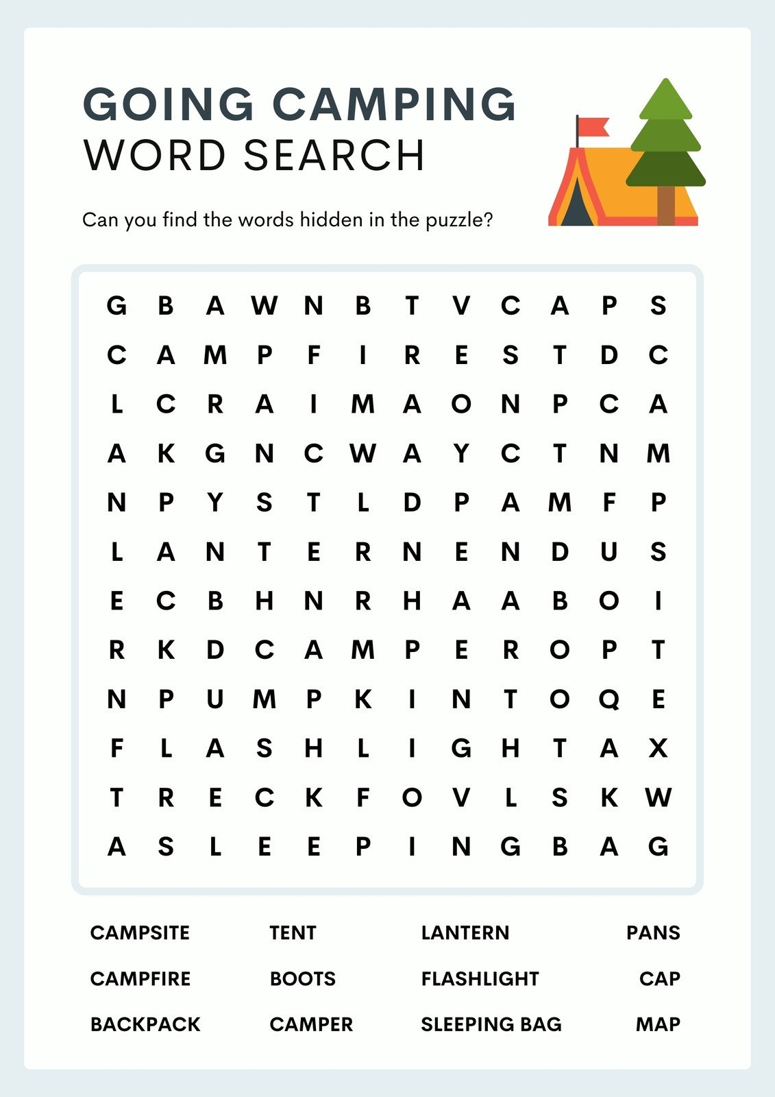 Page 5 Free Printable Word Search Worksheet Templates Canva