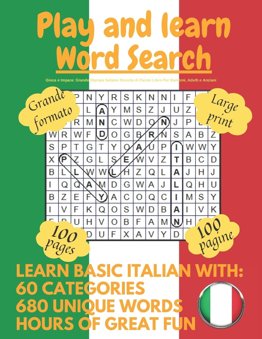 Free Printable Italian Word Search