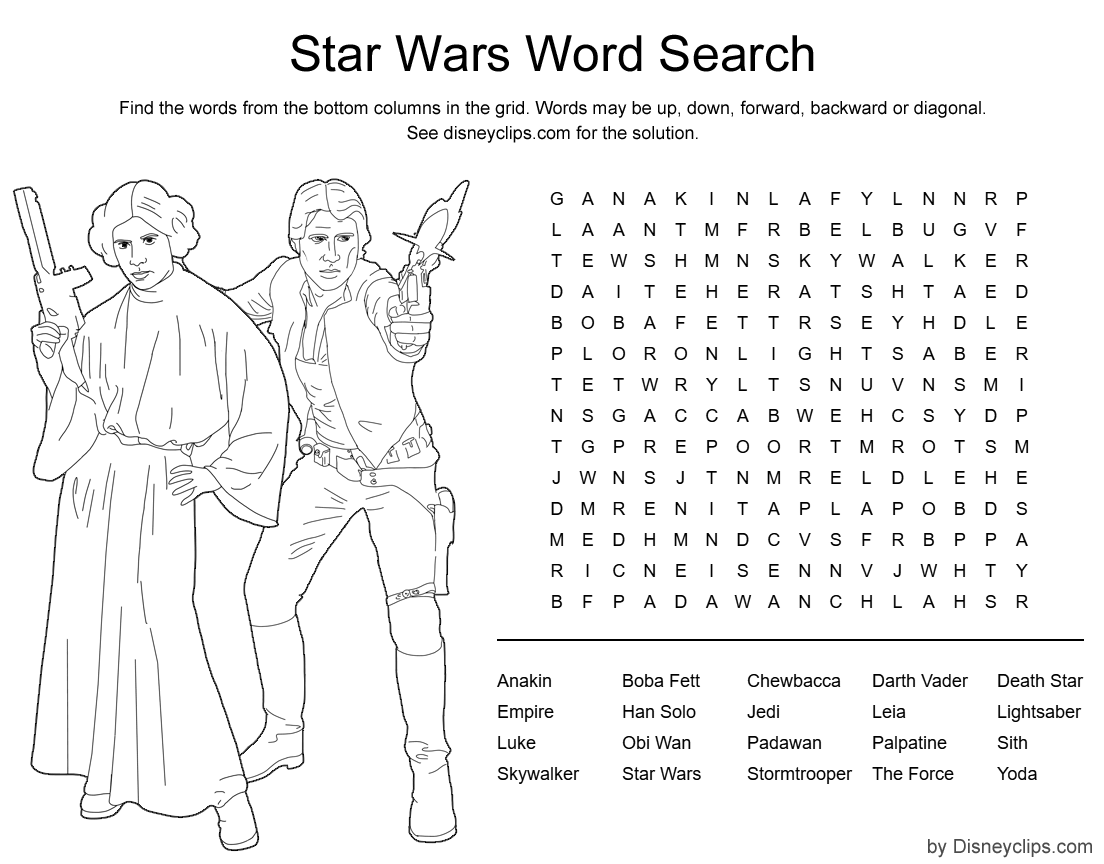 Printable Disney Word Search Games Disneyclips