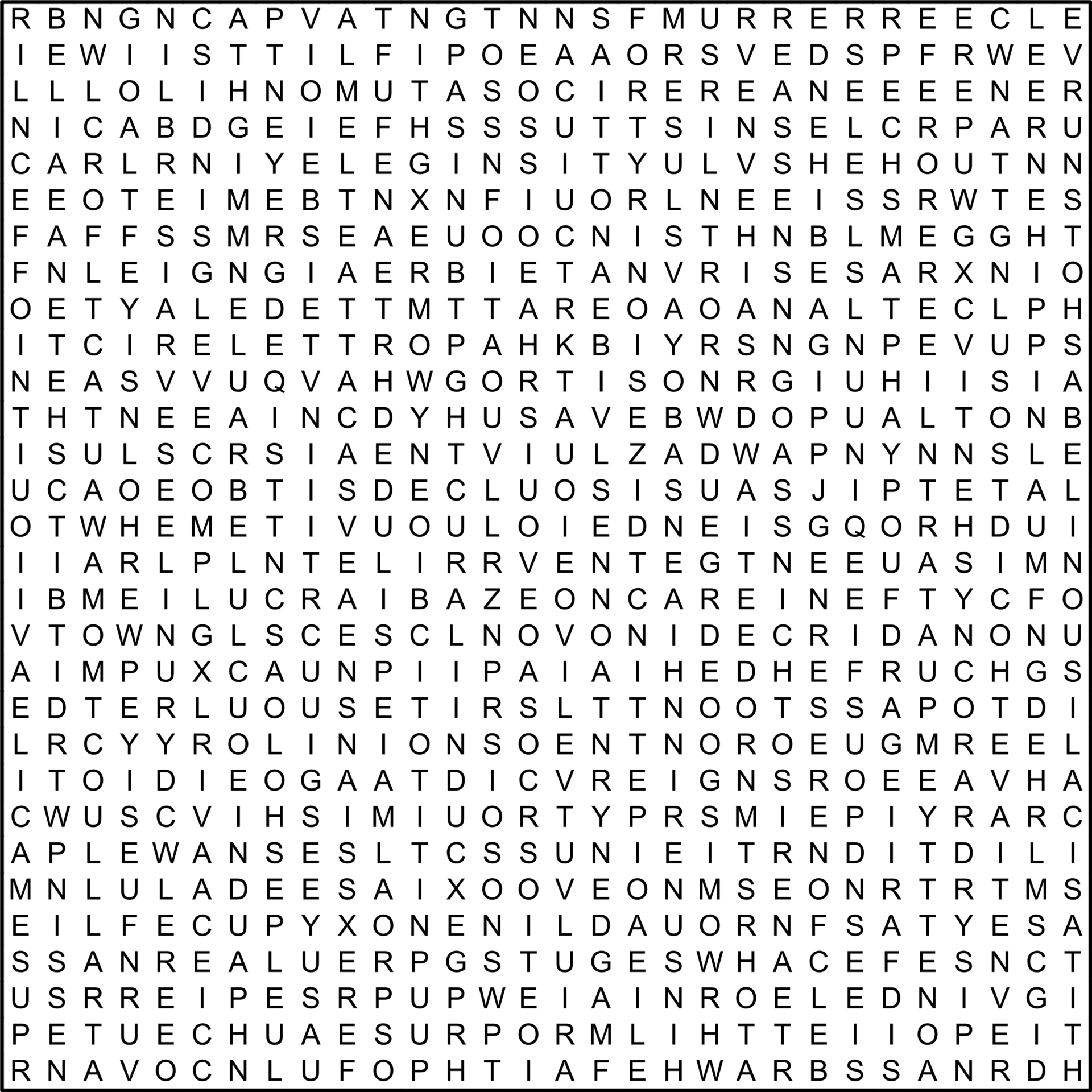 Free Printable Zigzag Word Search Puzzles