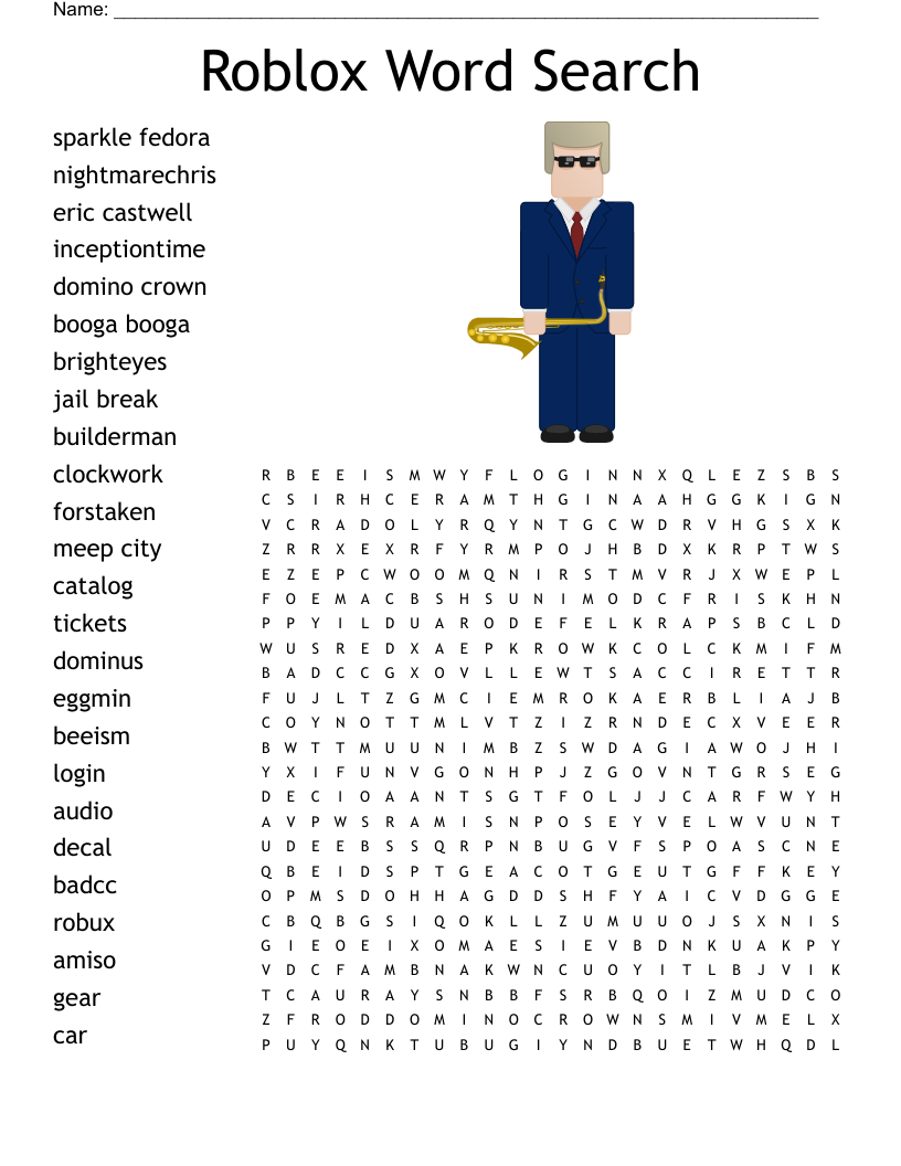 Roblox Word Search WordMint