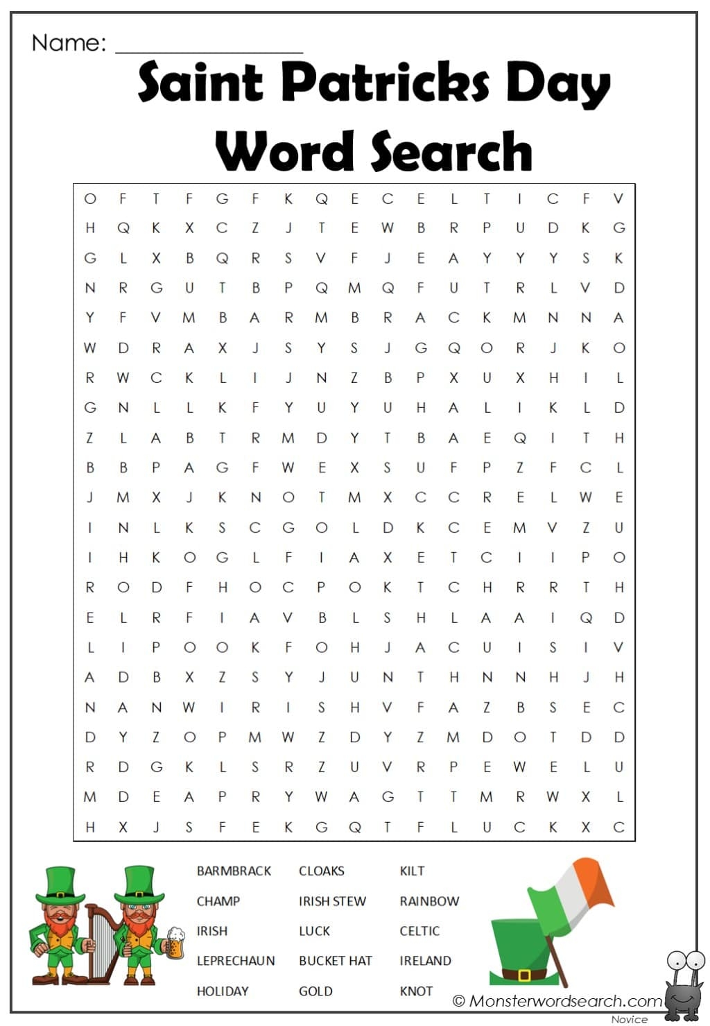 All Saints Day Word Search Printable