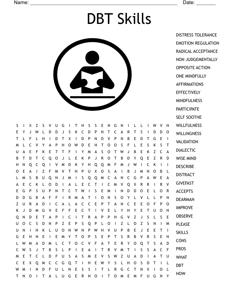 Free Printable Social Skills Word Search