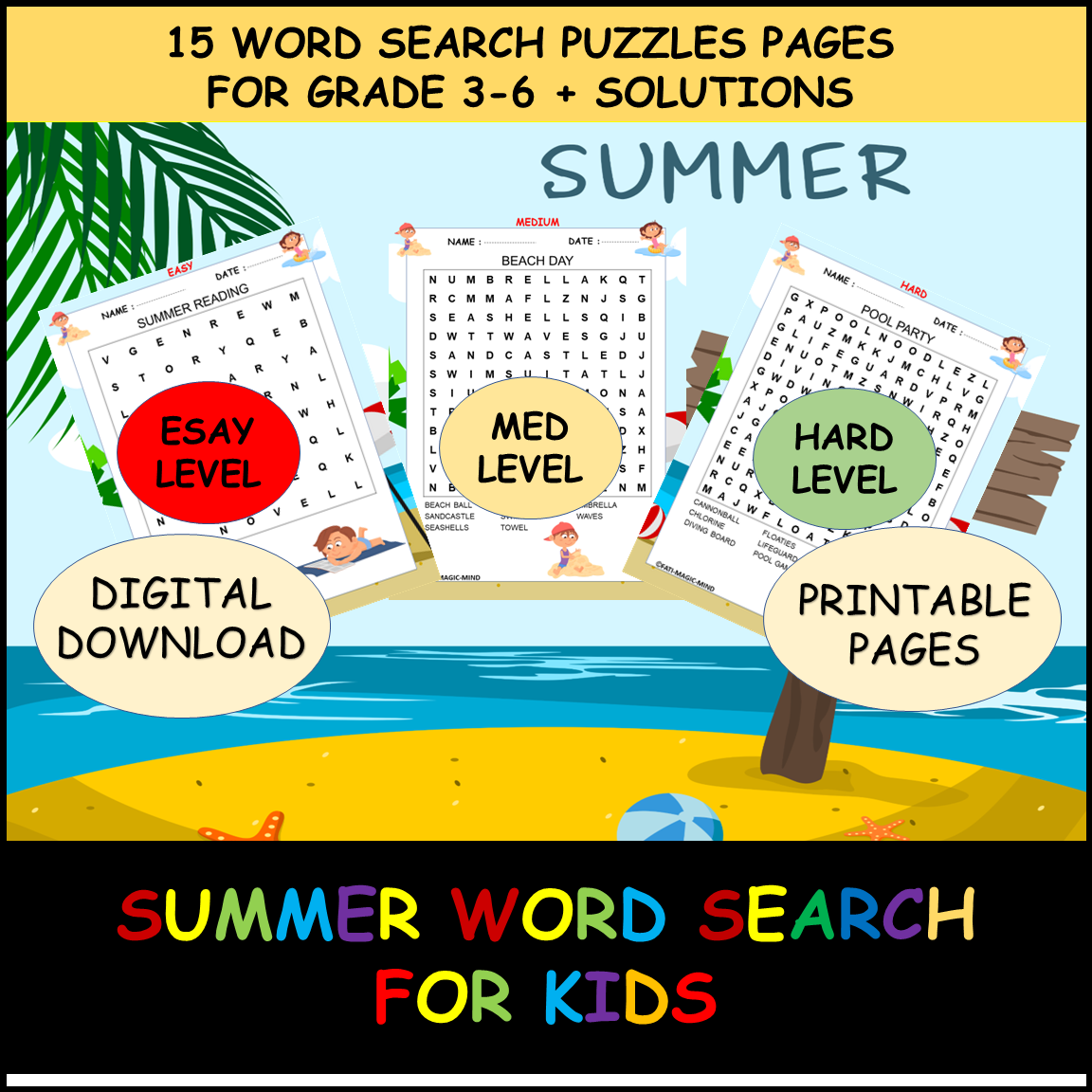 Word Search Printable Pages
