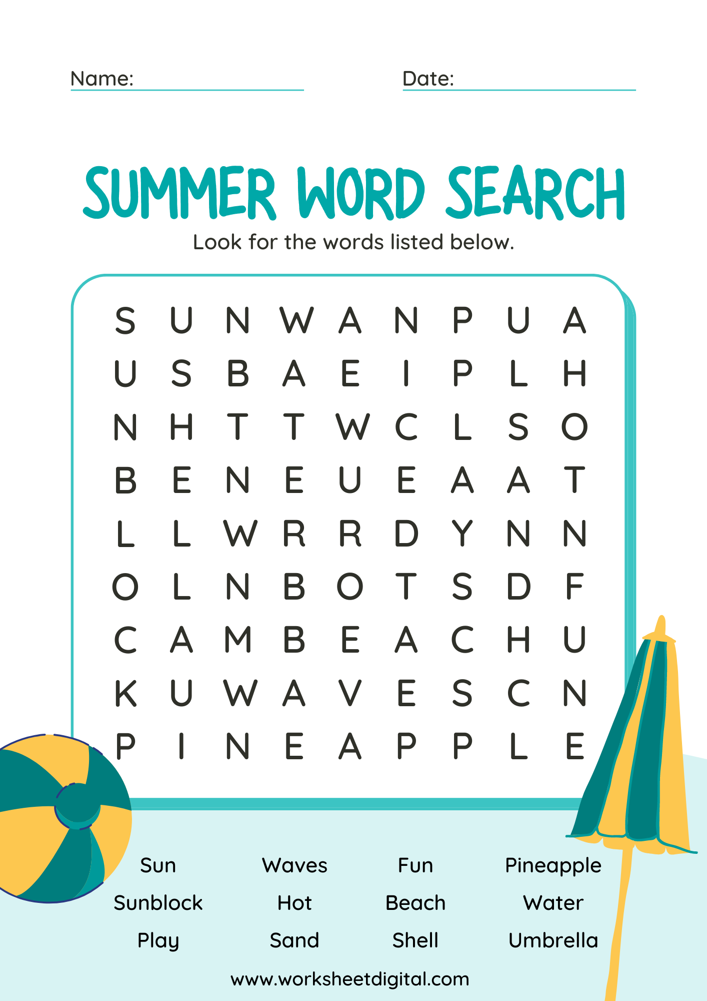 Free Printable Word Search Puzzles Pdf