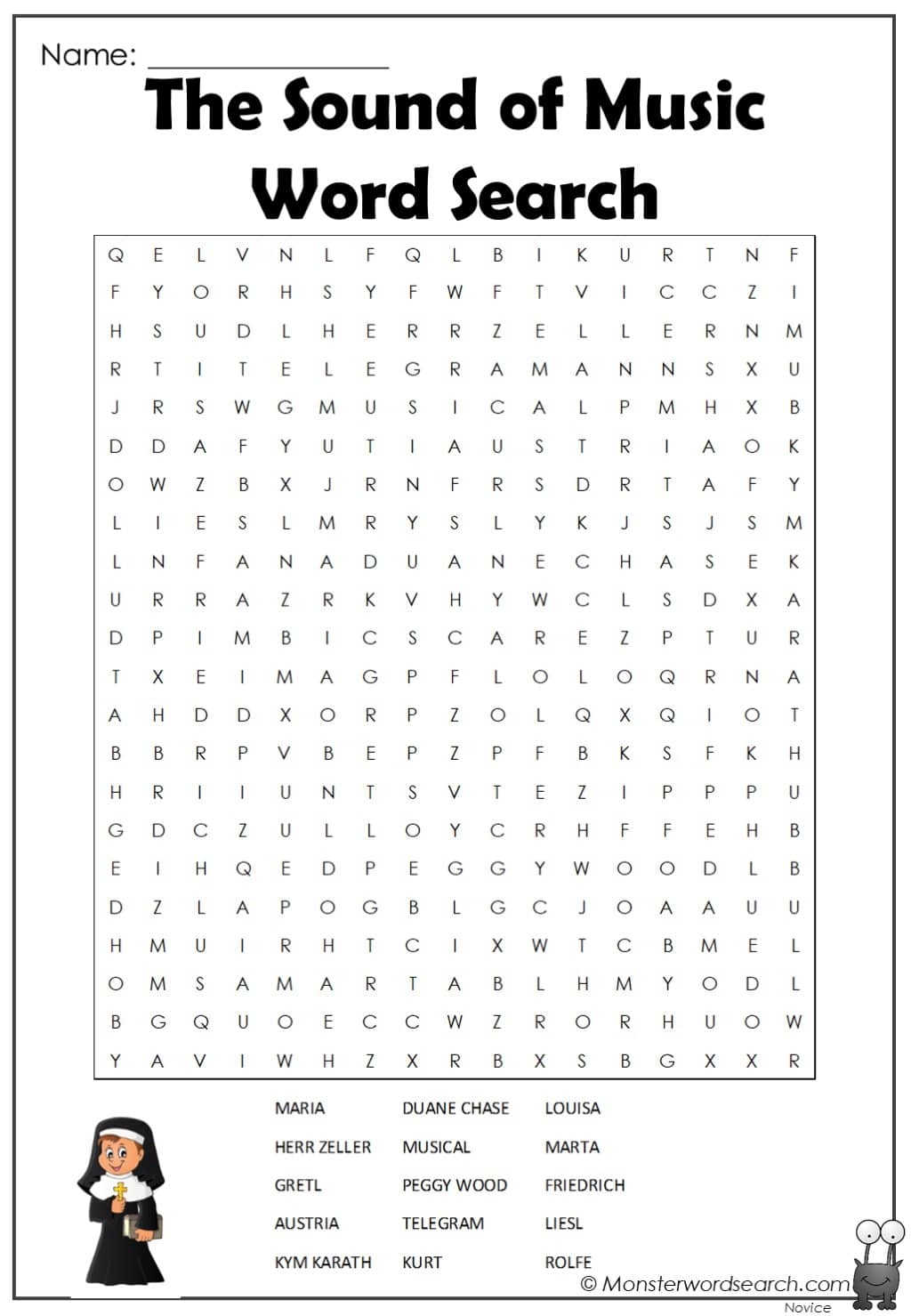 Wizard Of Oz Word Search Printable