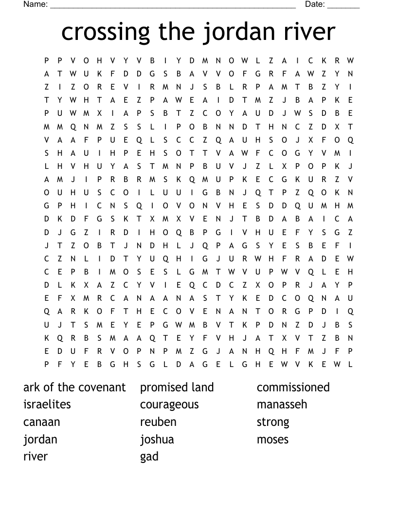 The Ten Commandments Word Search WordMint