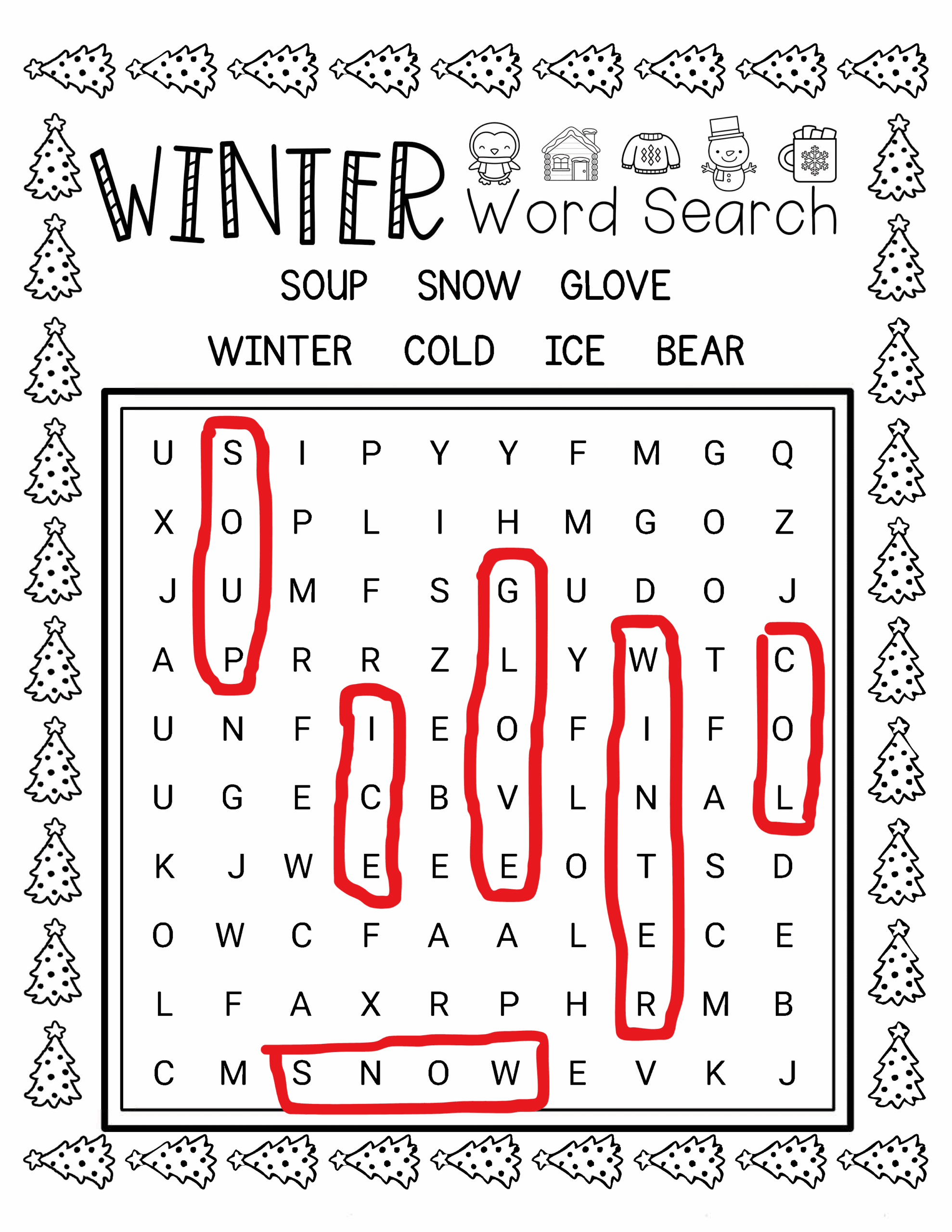 Third Grade Word Search Free Printable