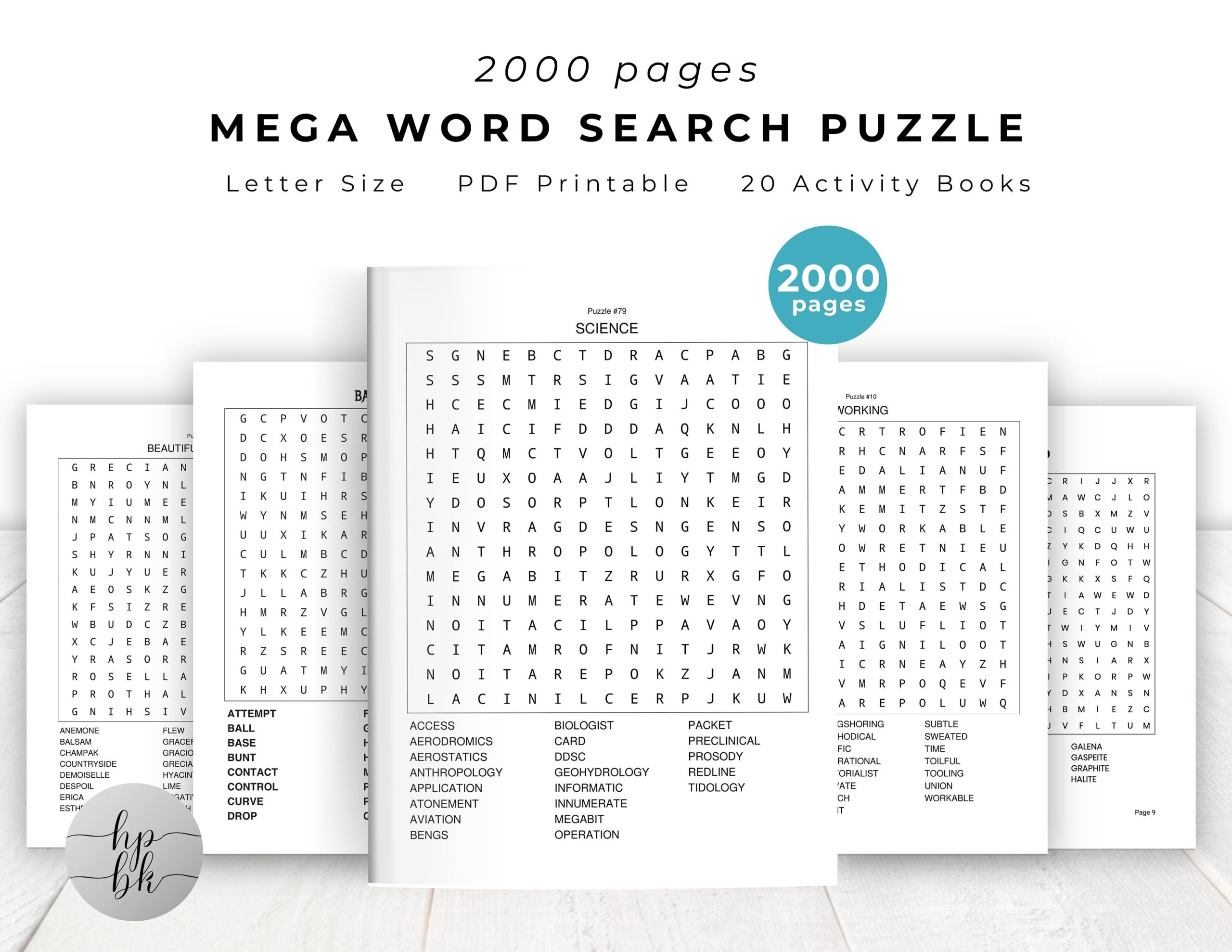 Word Search 2000 Pages Bundle Printable Puzzle Game With Solution For Kids Adult Seasons Christmas Halloween Thanksgiving Holidays PDF Etsy