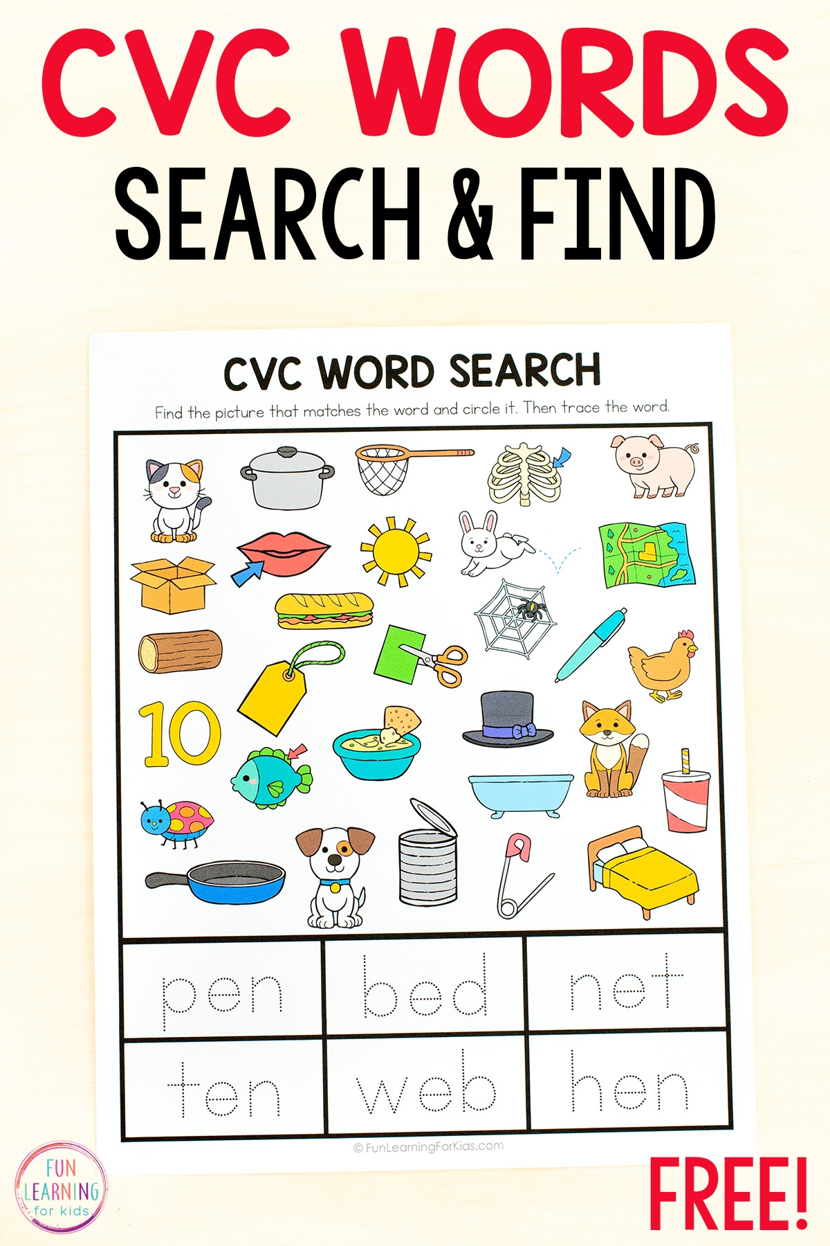 Free Elementary Word Search Printables